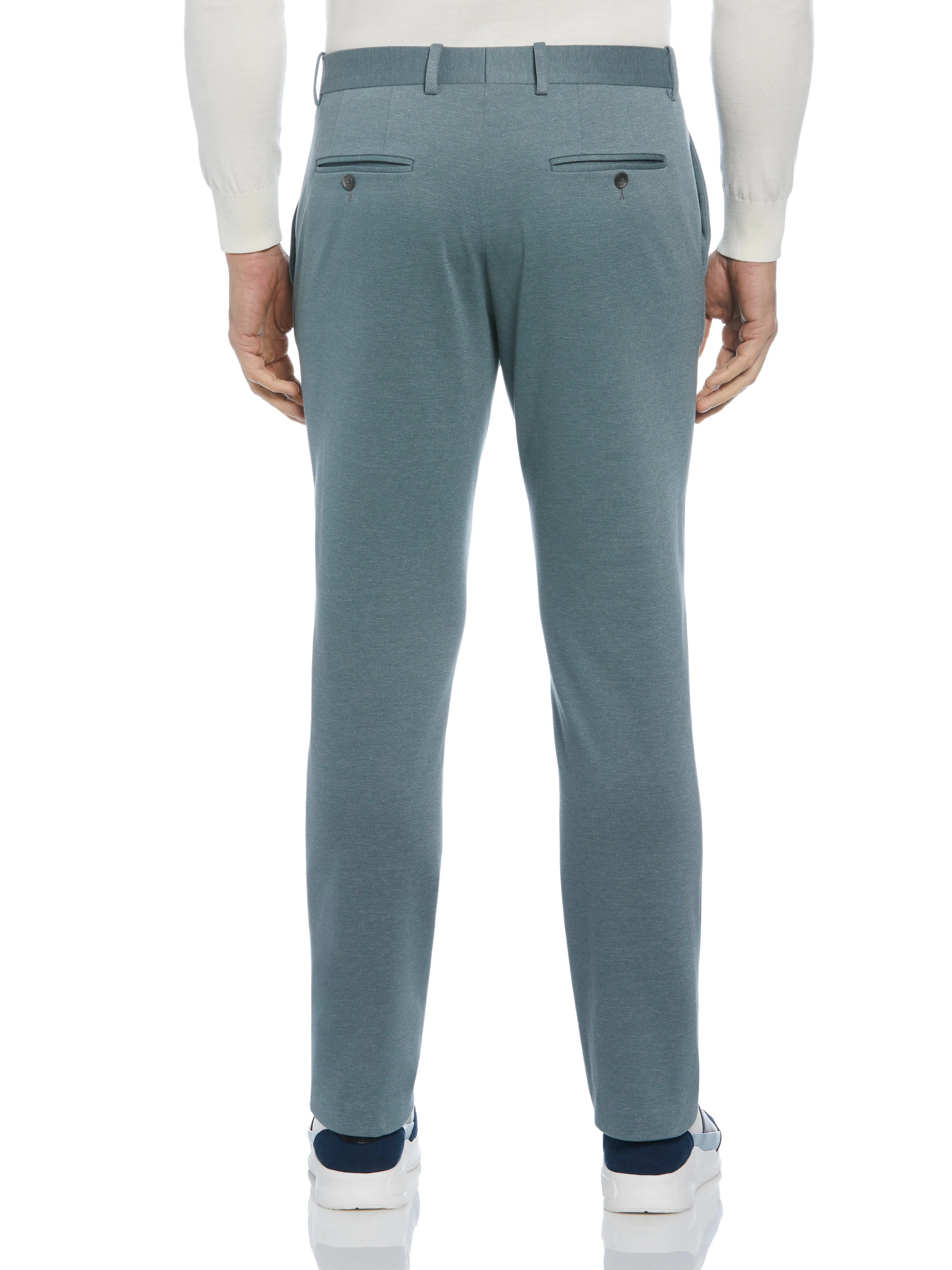 Slim Fit Two Tone Smart Knit Suit Pant sold by Perry Ellis product image thumbnail 5