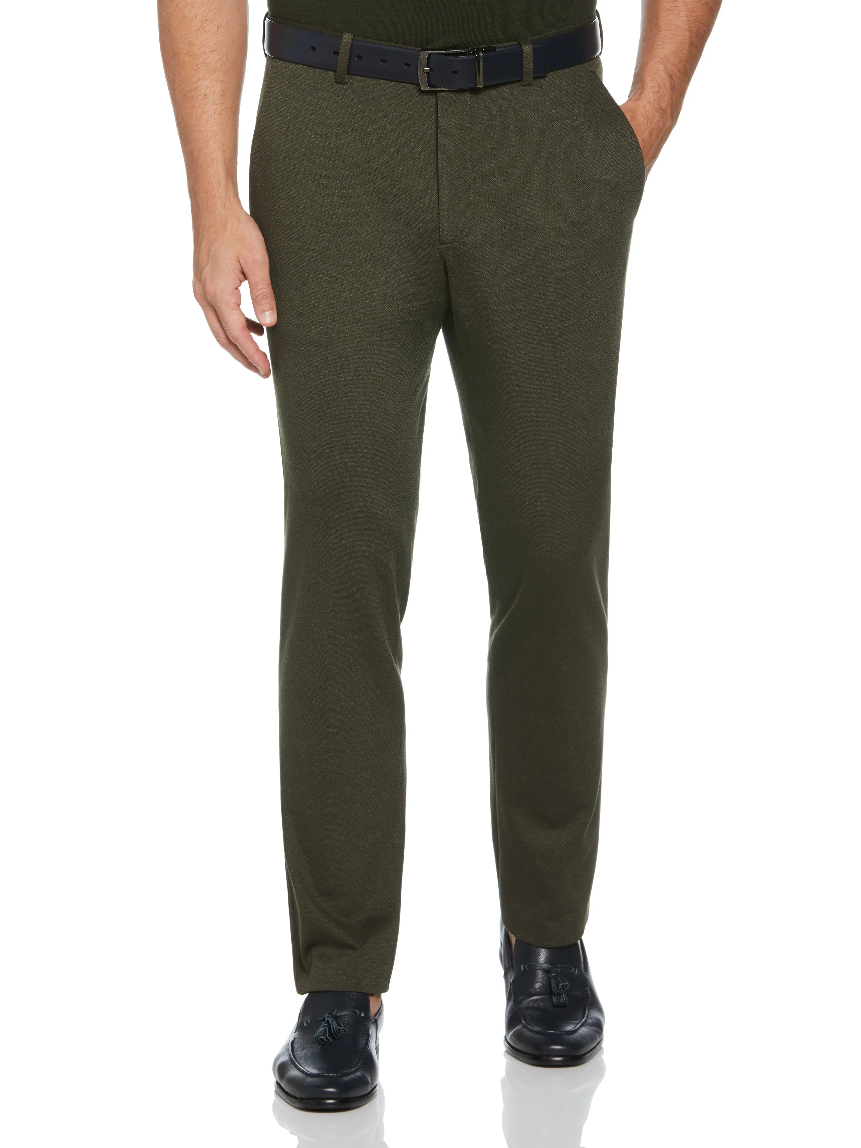 Slim Fit Two Tone Smart Knit Suit Pant sold by Perry Ellis product image thumbnail 2