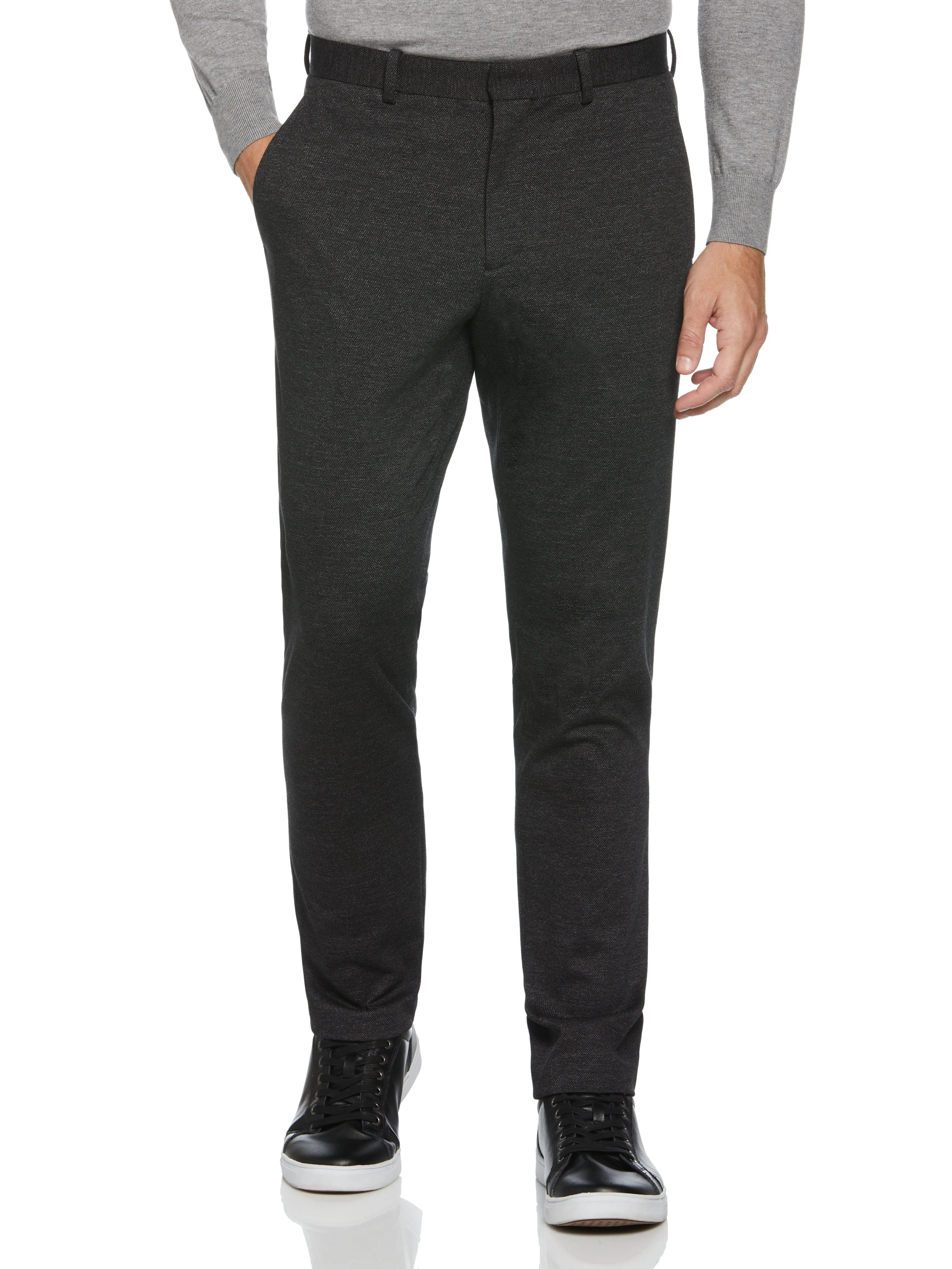 Slim Fit Two Tone Smart Knit Suit Pant sold by Perry Ellis