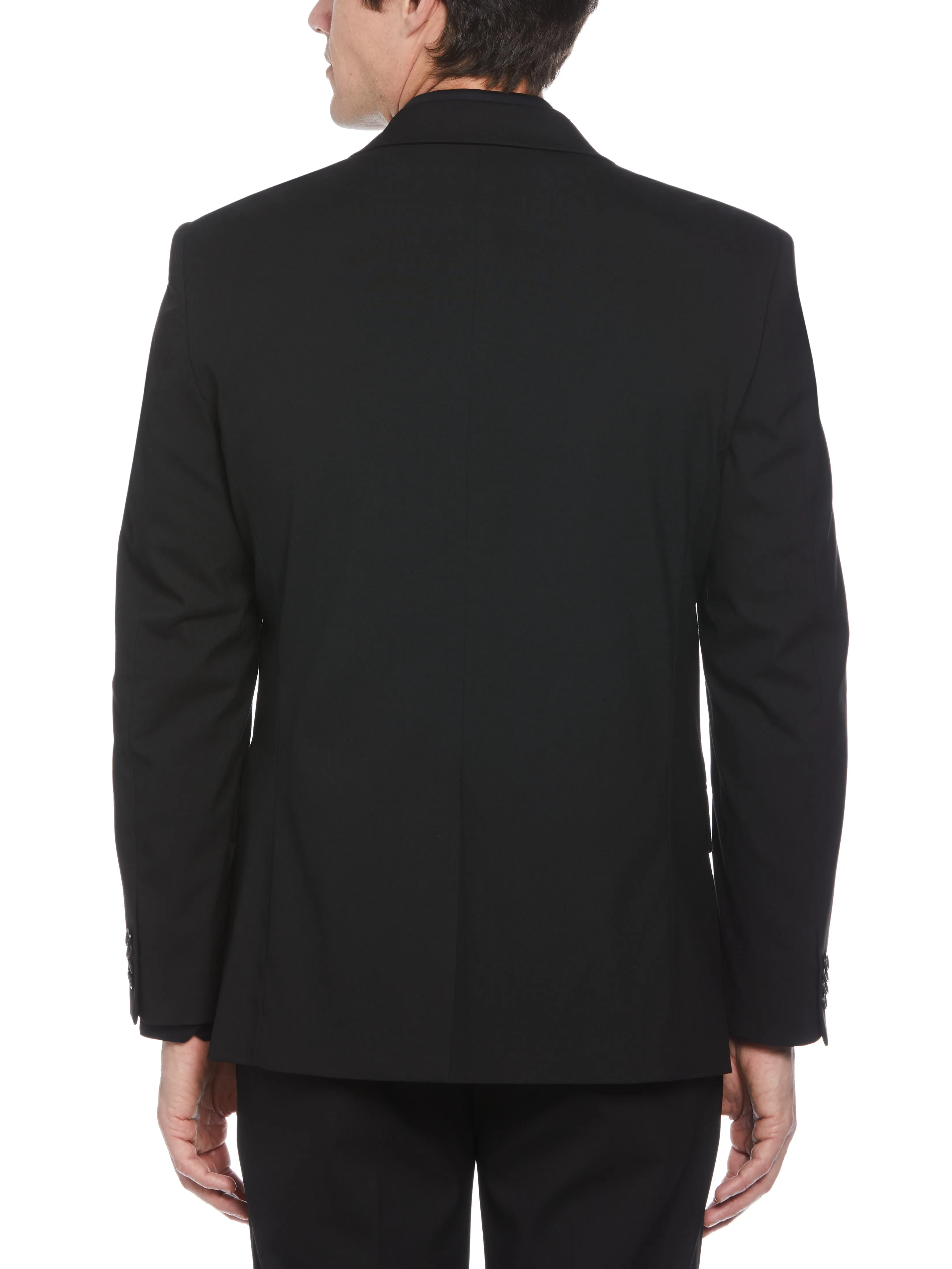 Satin Piecing Tuxedo Jacket sold by Perry Ellis