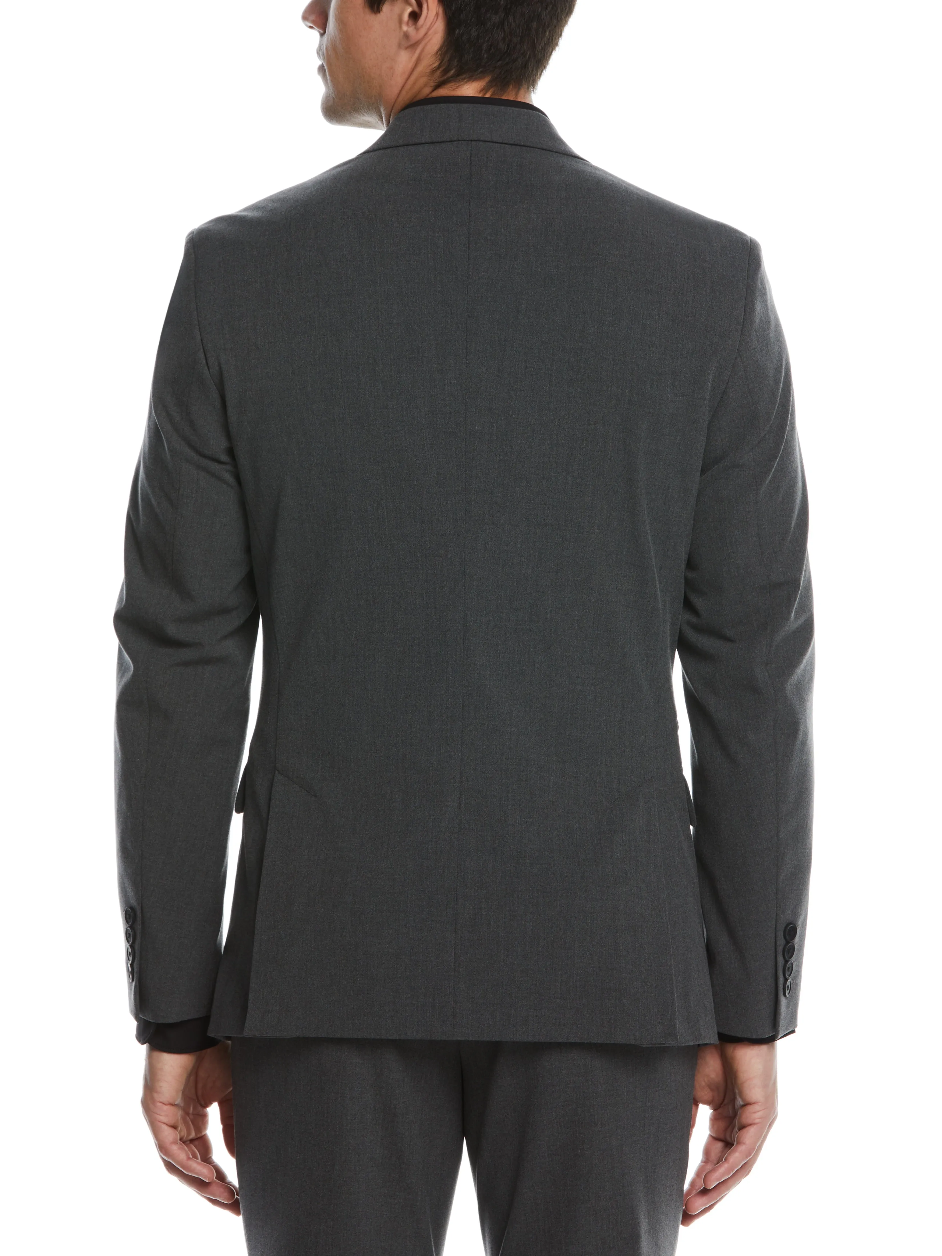 Slim Fit Stretch Textured Tech Suit Jacket sold by Perry Ellis product image thumbnail 5