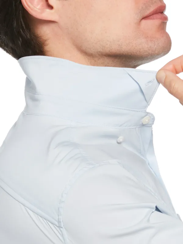 Total Stretch Slim Fit Heather Shirt sold by Perry Ellis