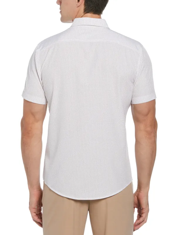 Big & Tall Total Stretch Dot Print Shirt sold by Perry Ellis
