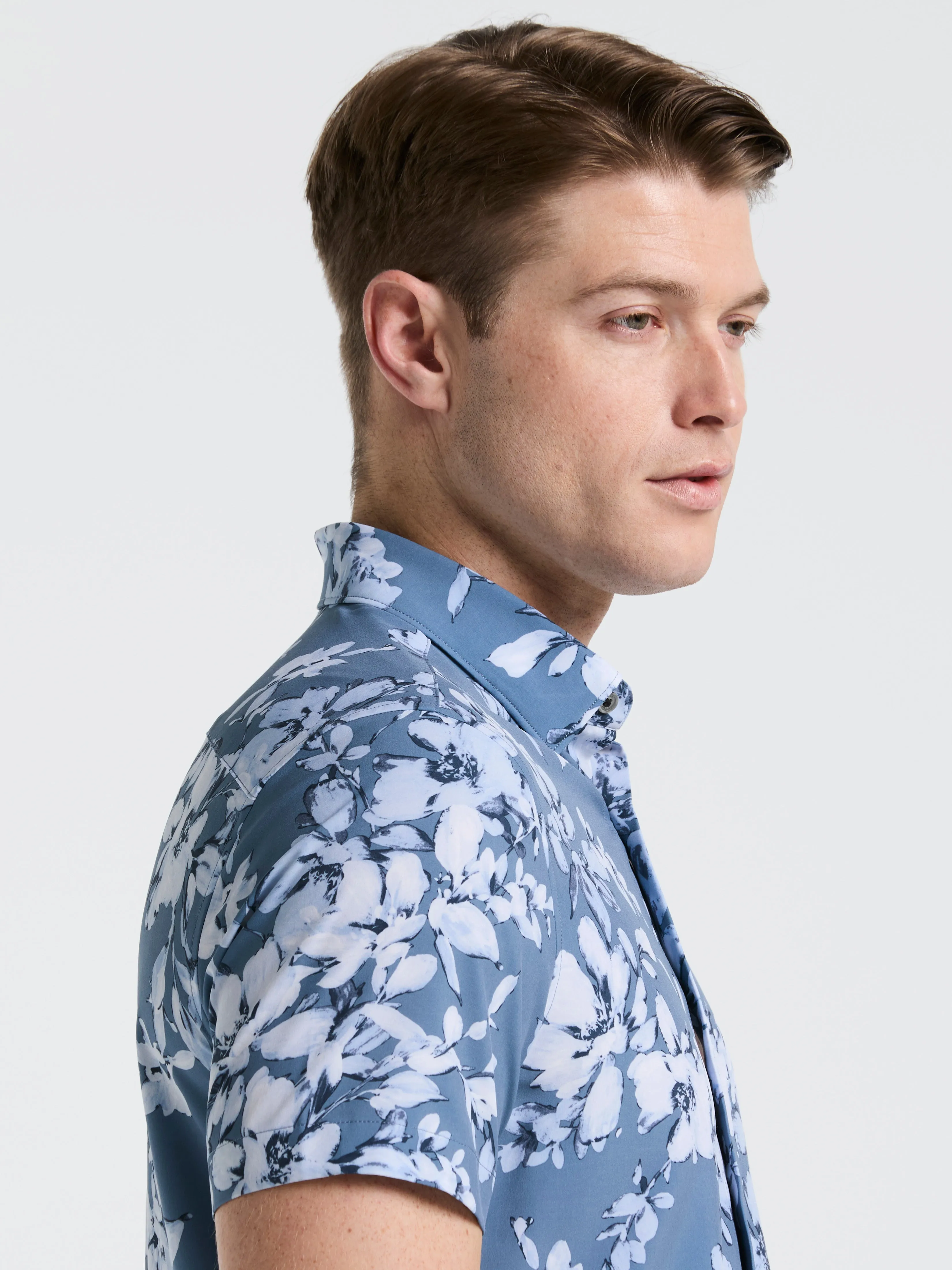 Slim Fit Floral Shirt sold by Perry Ellis product image thumbnail 2