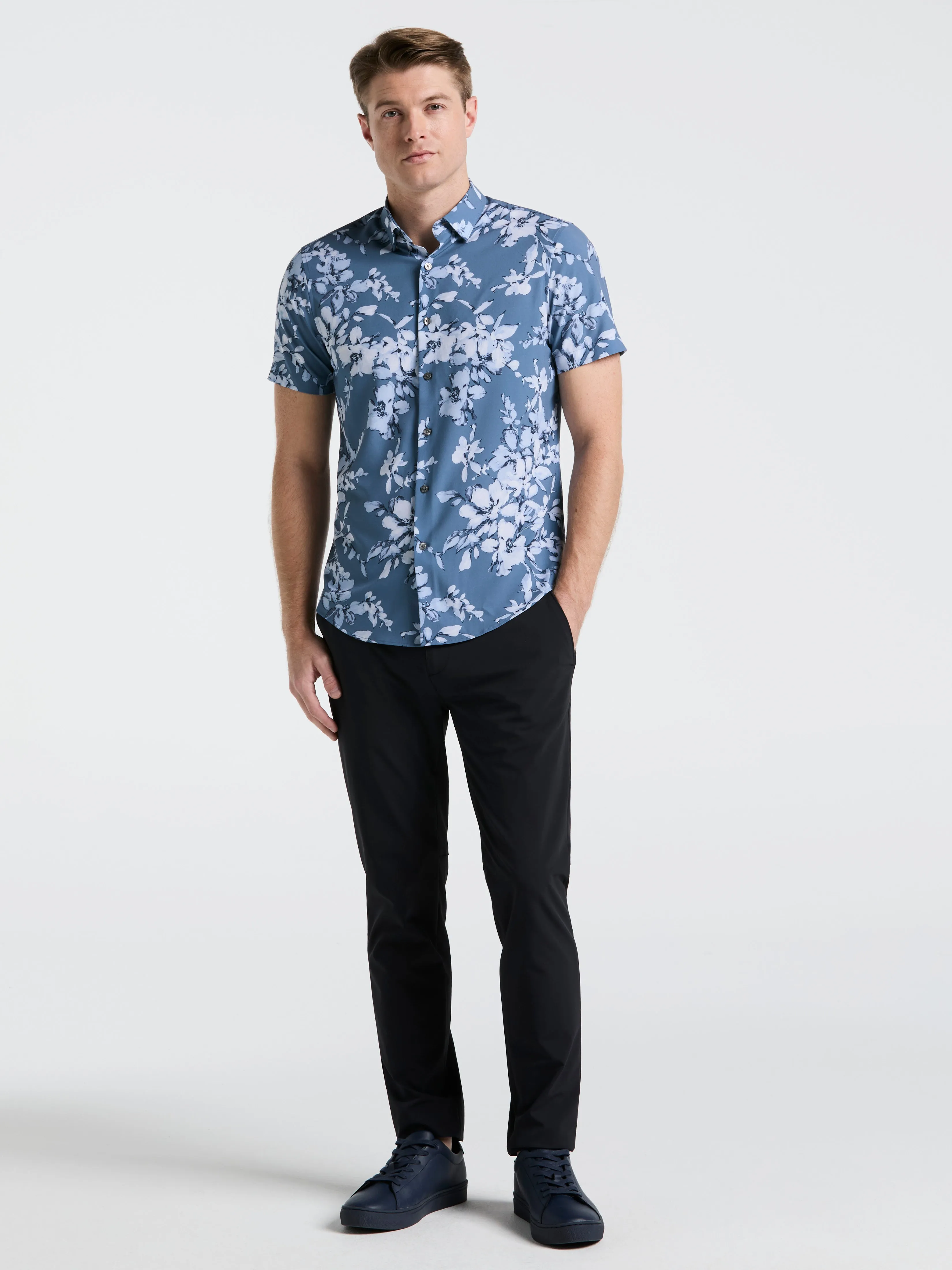 Slim Fit Floral Shirt sold by Perry Ellis product image thumbnail 5