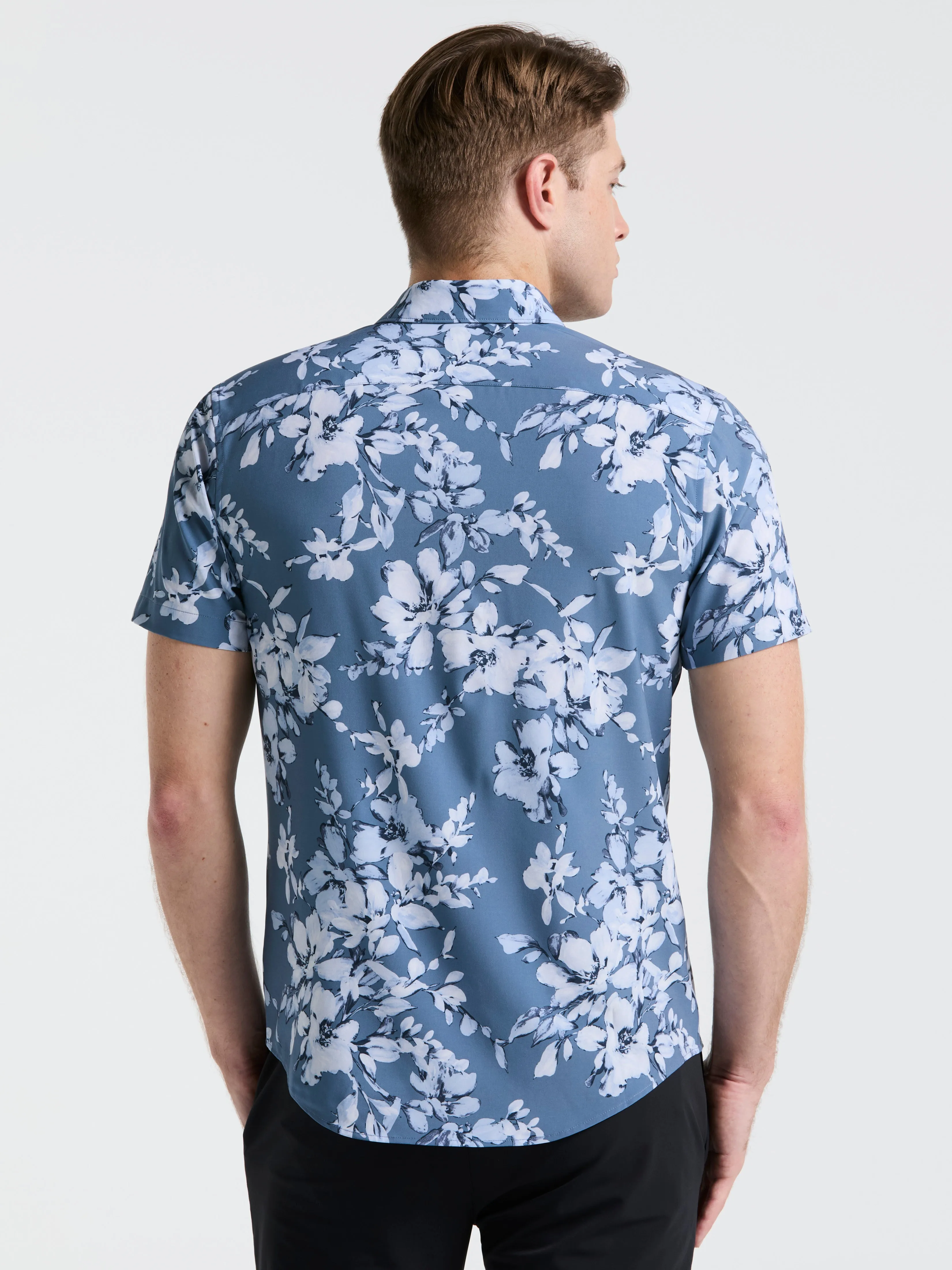 Slim Fit Floral Shirt sold by Perry Ellis product image thumbnail 4