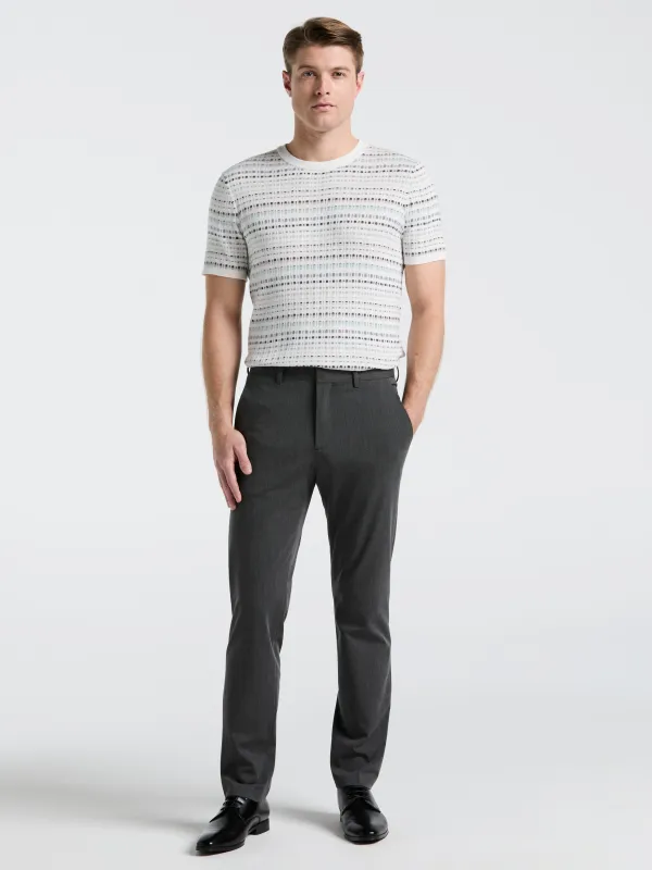 Multi Color Geometric Print Crew Sweater sold by Perry Ellis