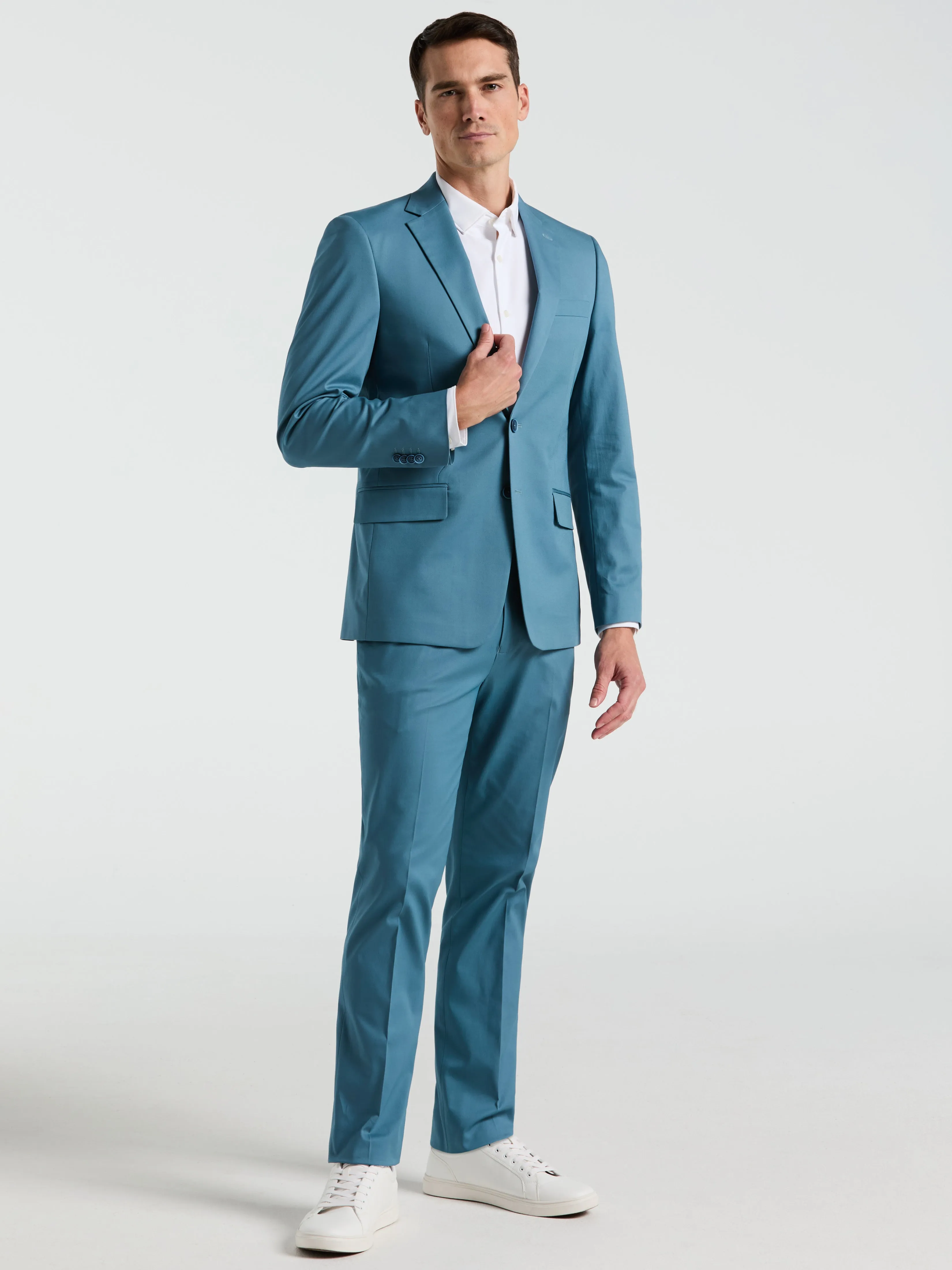 Slim Fit Cotton Blend Suit Jacket sold by Perry Ellis product image thumbnail 4