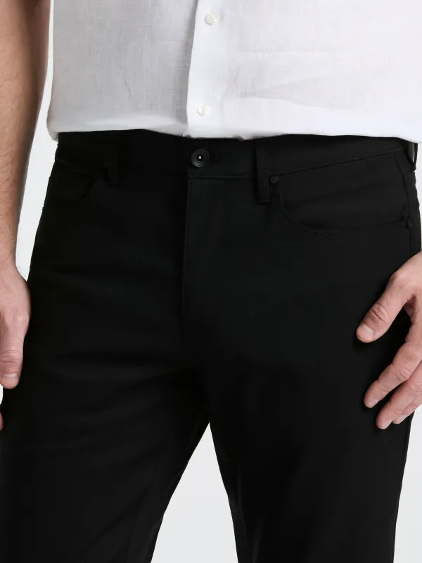 Slim Fit Double Cloth 5-Pocket Pants sold by Perry Ellis