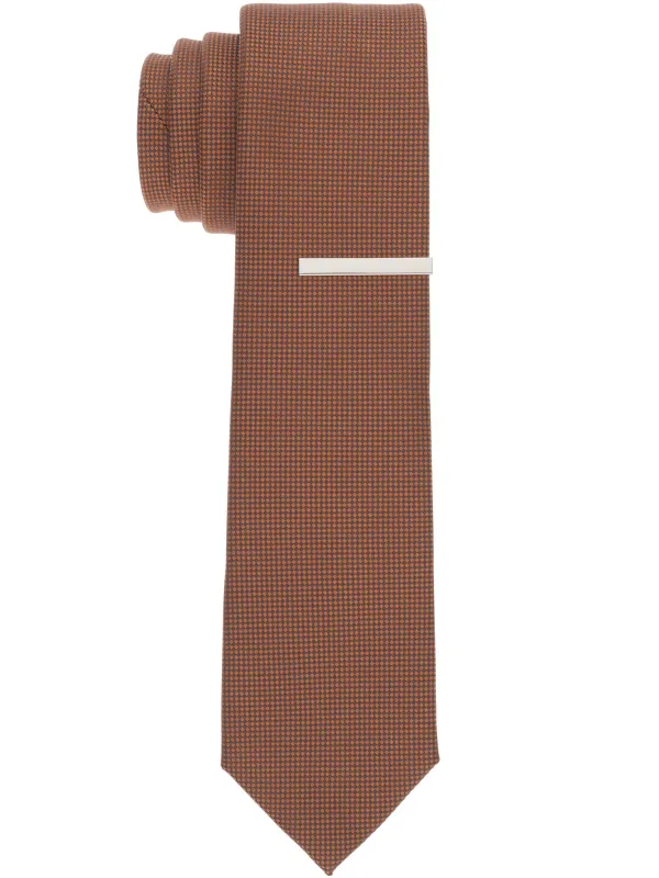 Oxford Solid Slim Tie sold by Perry Ellis