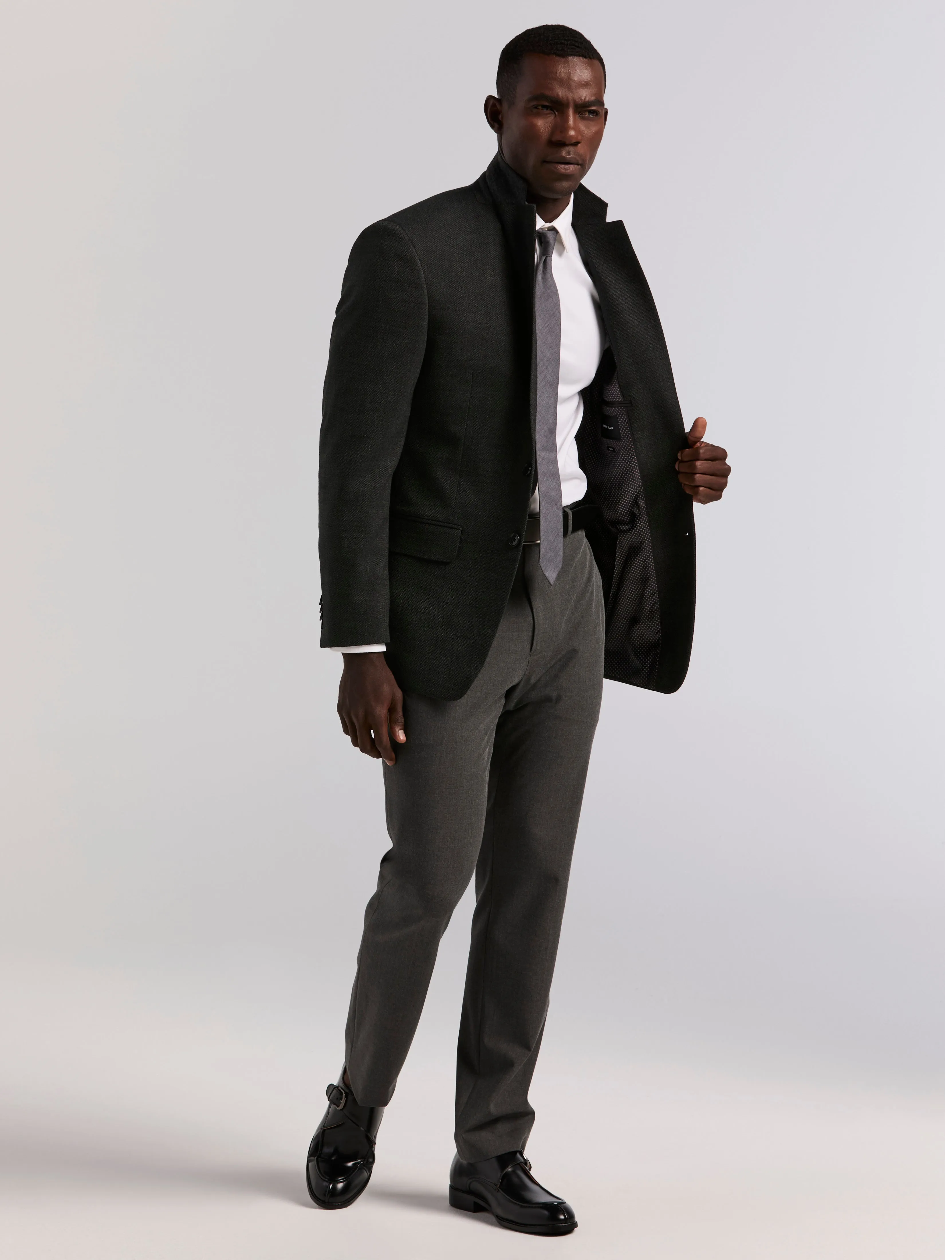 Slim Olive Textured Sportcoat sold by Perry Ellis product image thumbnail 5