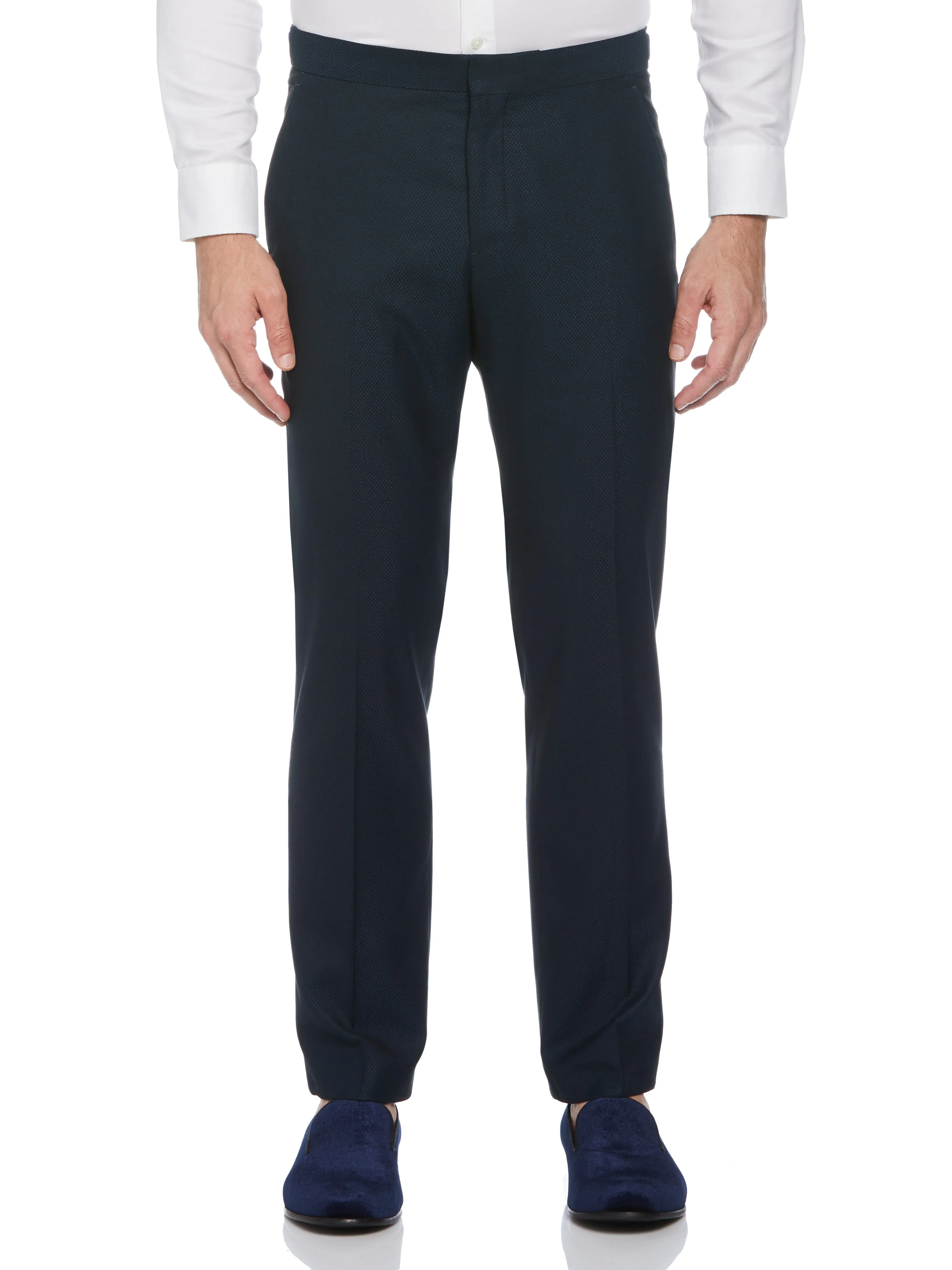Slim Fit Stretch Textured Tuxedo Pant sold by Perry Ellis product image thumbnail 2