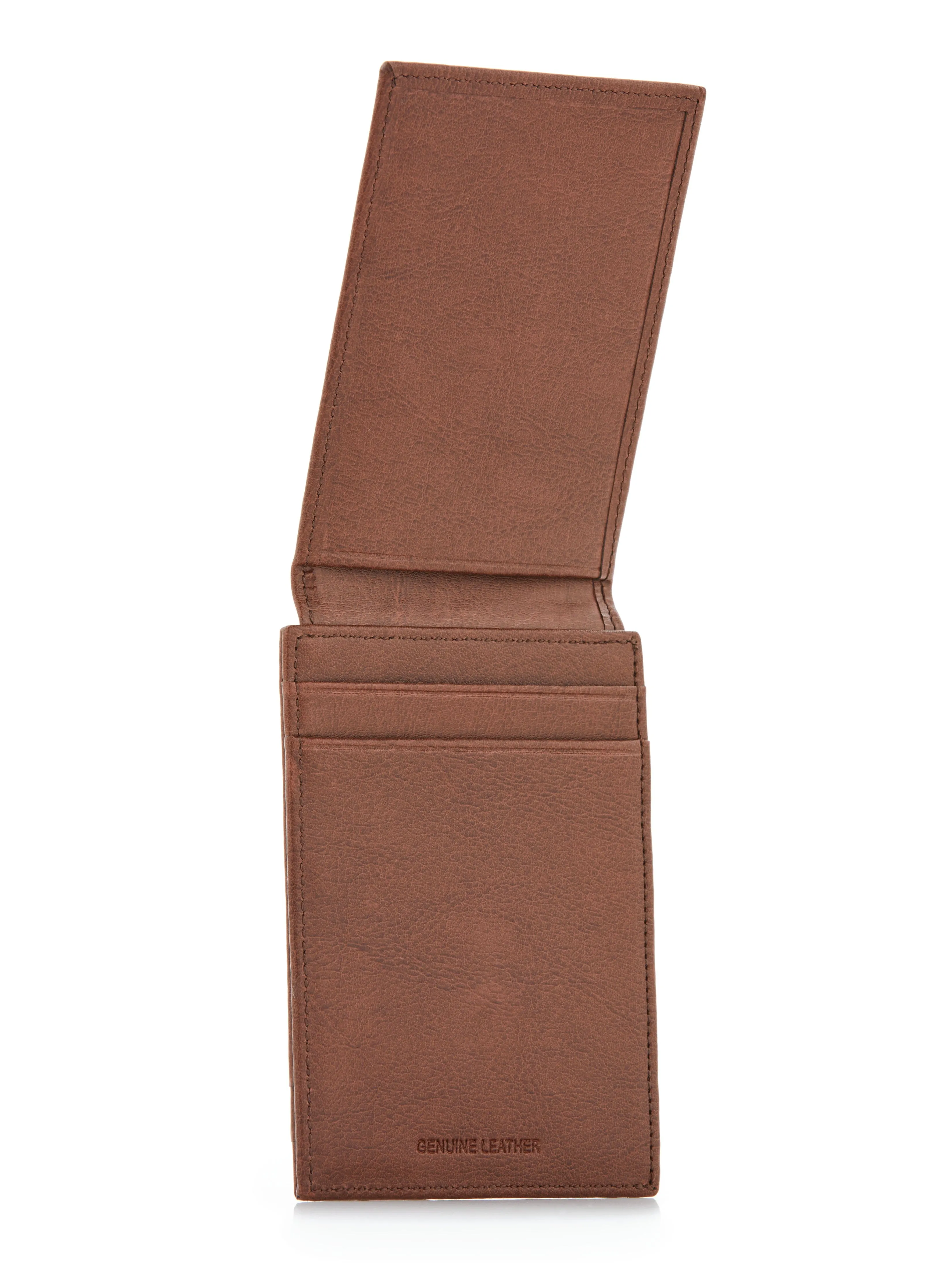 Leather Magnetic Card Case Wallet sold by Perry Ellis product image thumbnail 4