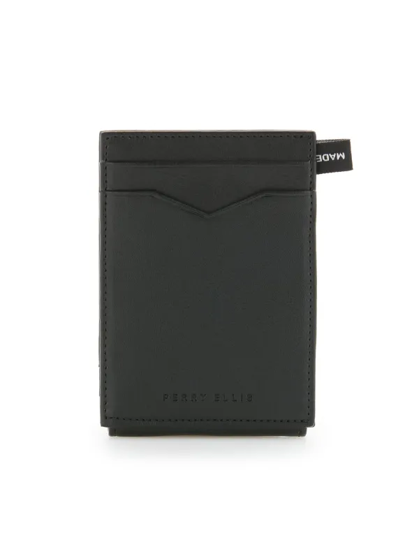 Leather Magnetic Card Case Wallet sold by Perry Ellis