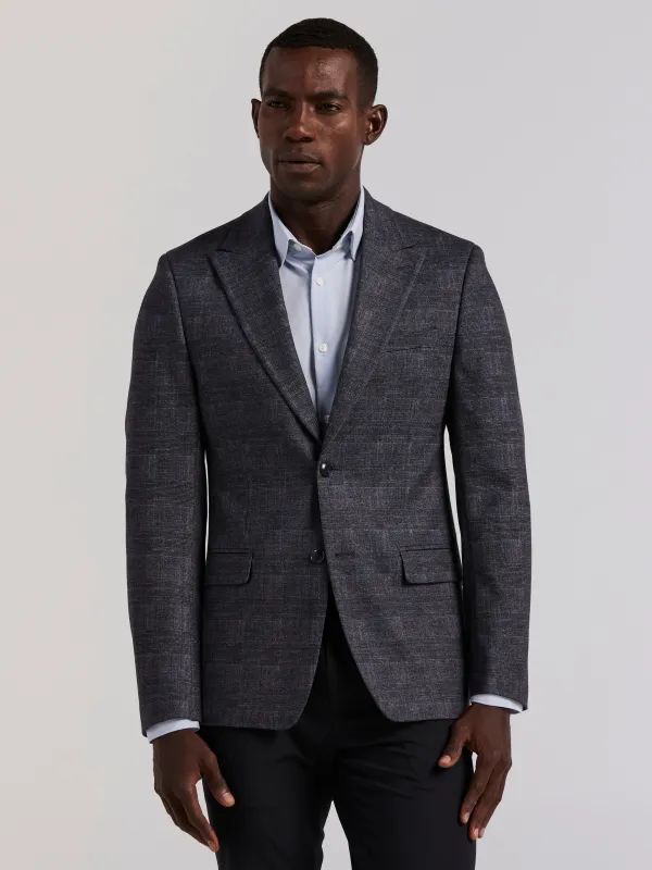 Plaid Knit Skinny Fit Sport Coat sold by Perry Ellis