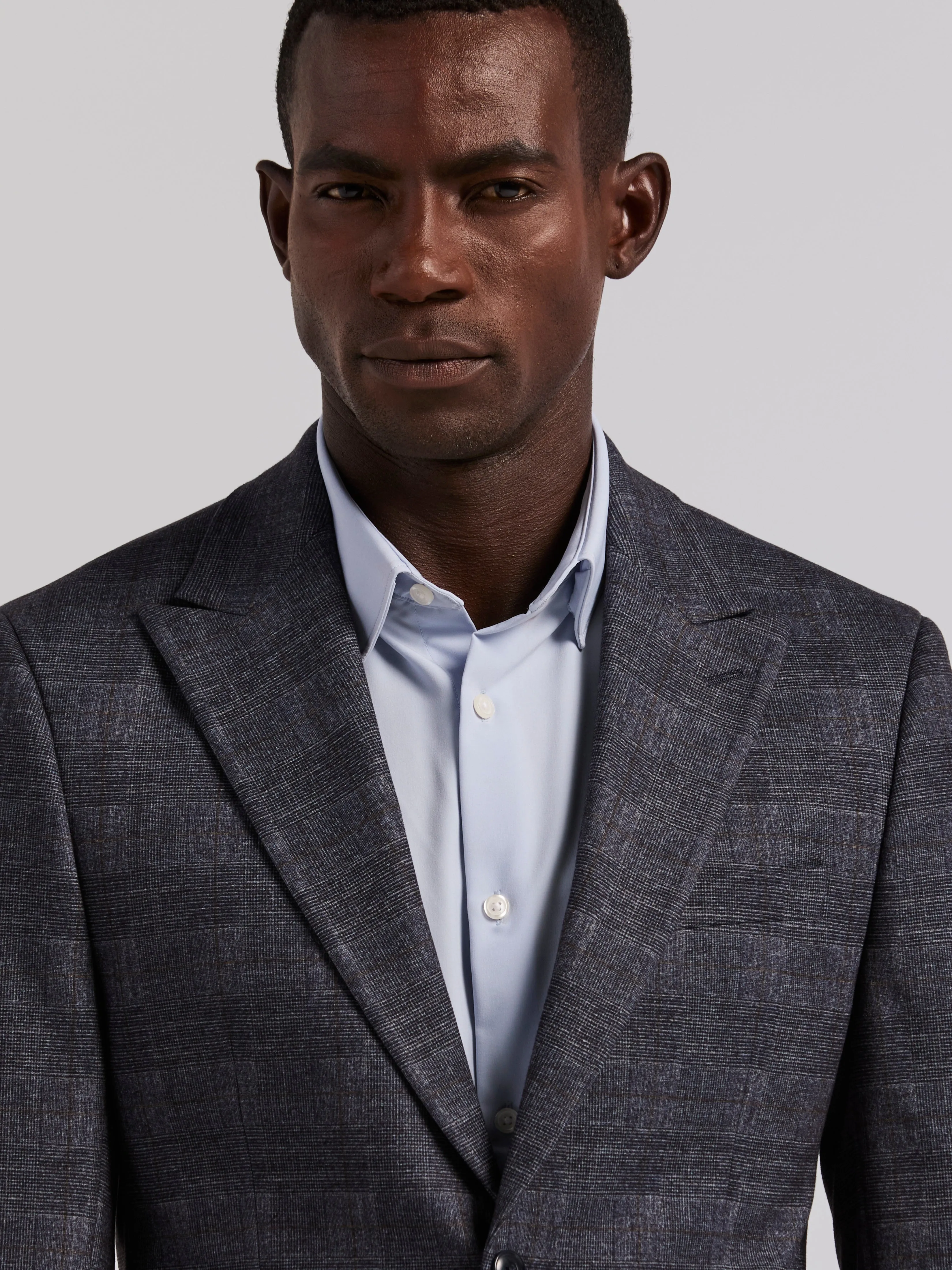 Plaid Knit Skinny Fit Sport Coat sold by Perry Ellis product image thumbnail 3