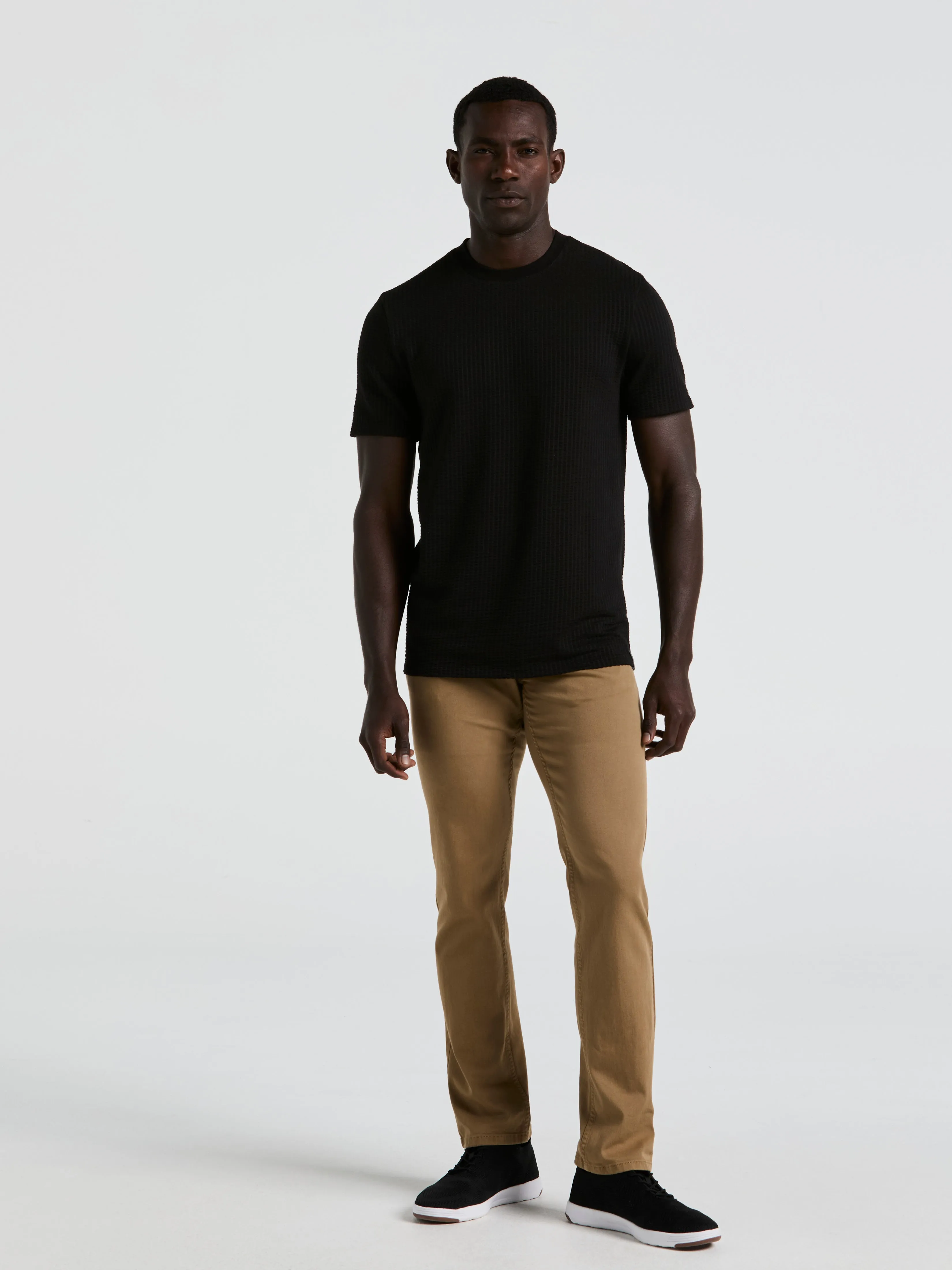 Textured Crew Tee sold by Perry Ellis product image thumbnail 3