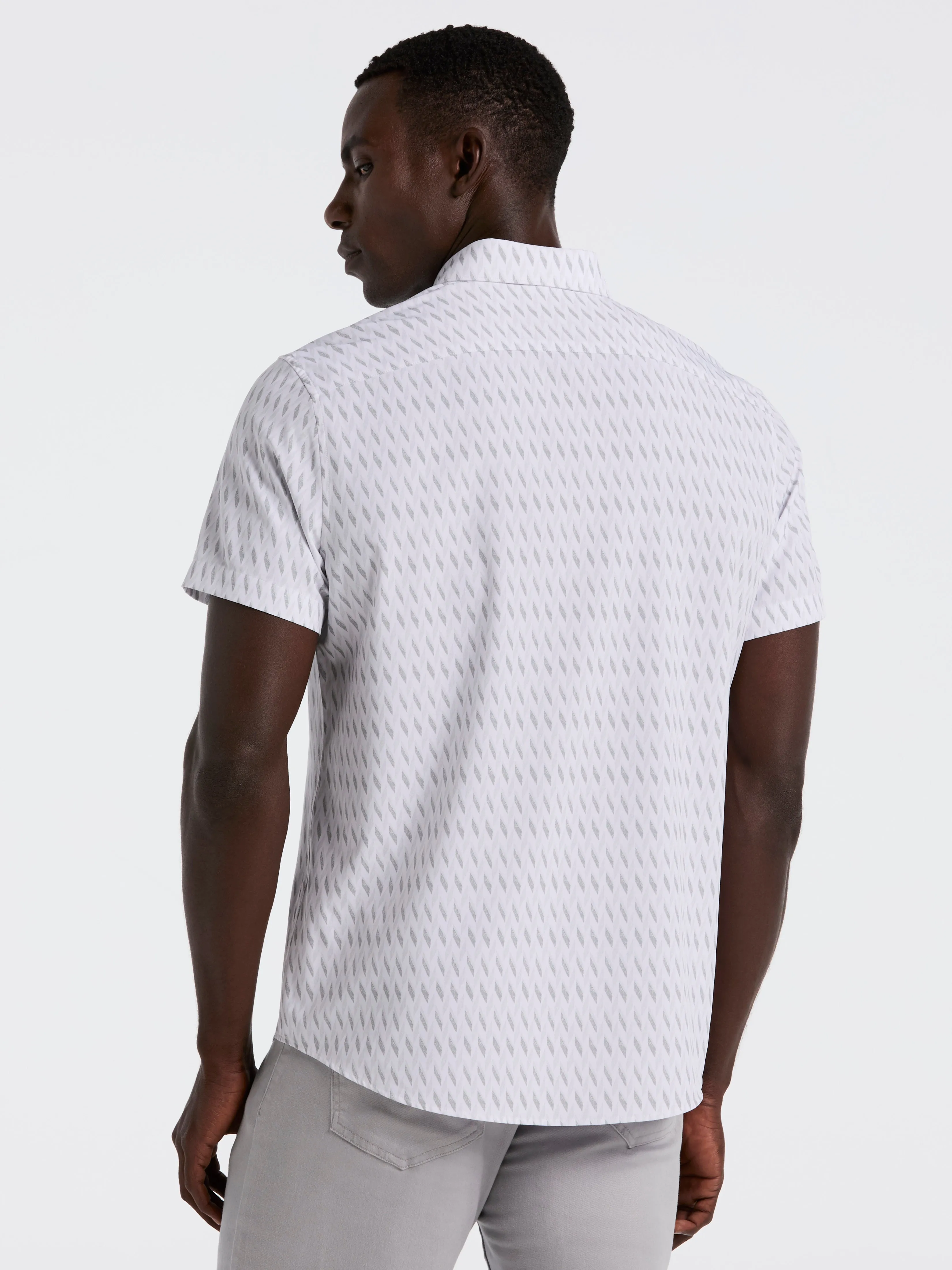 Slim Fit Geo Print Shirt sold by Perry Ellis product image thumbnail 2