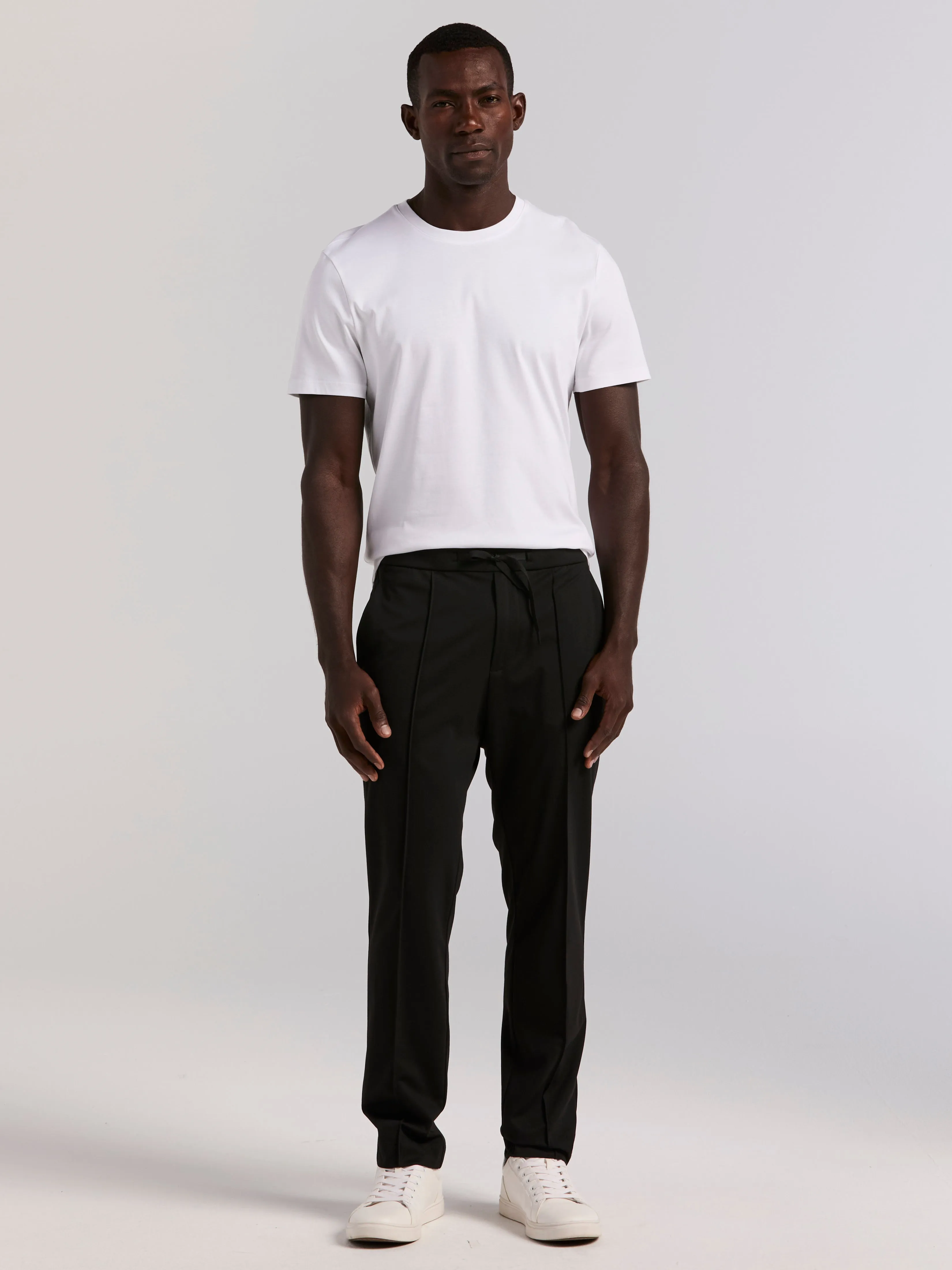 Slim Tapered Pintuck Pull-on Pants sold by Perry Ellis product image thumbnail 3