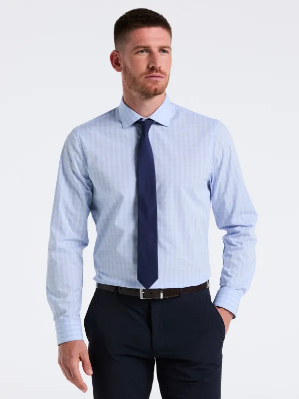 Slim Fit Stretch Plaid Dress Shirt sold by Perry Ellis