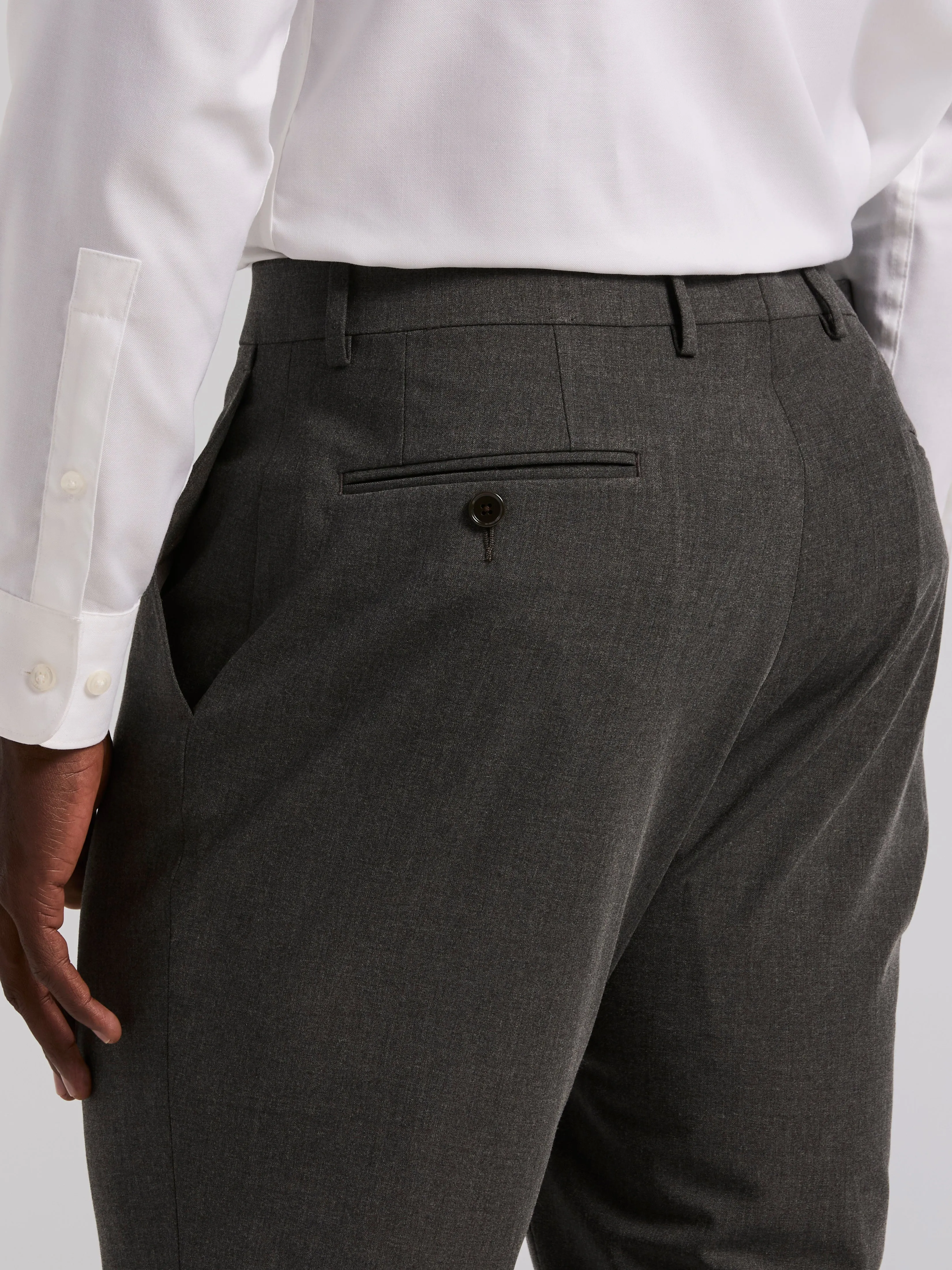 Slim Fit Gabardine Suit Pant sold by Perry Ellis product image thumbnail 3