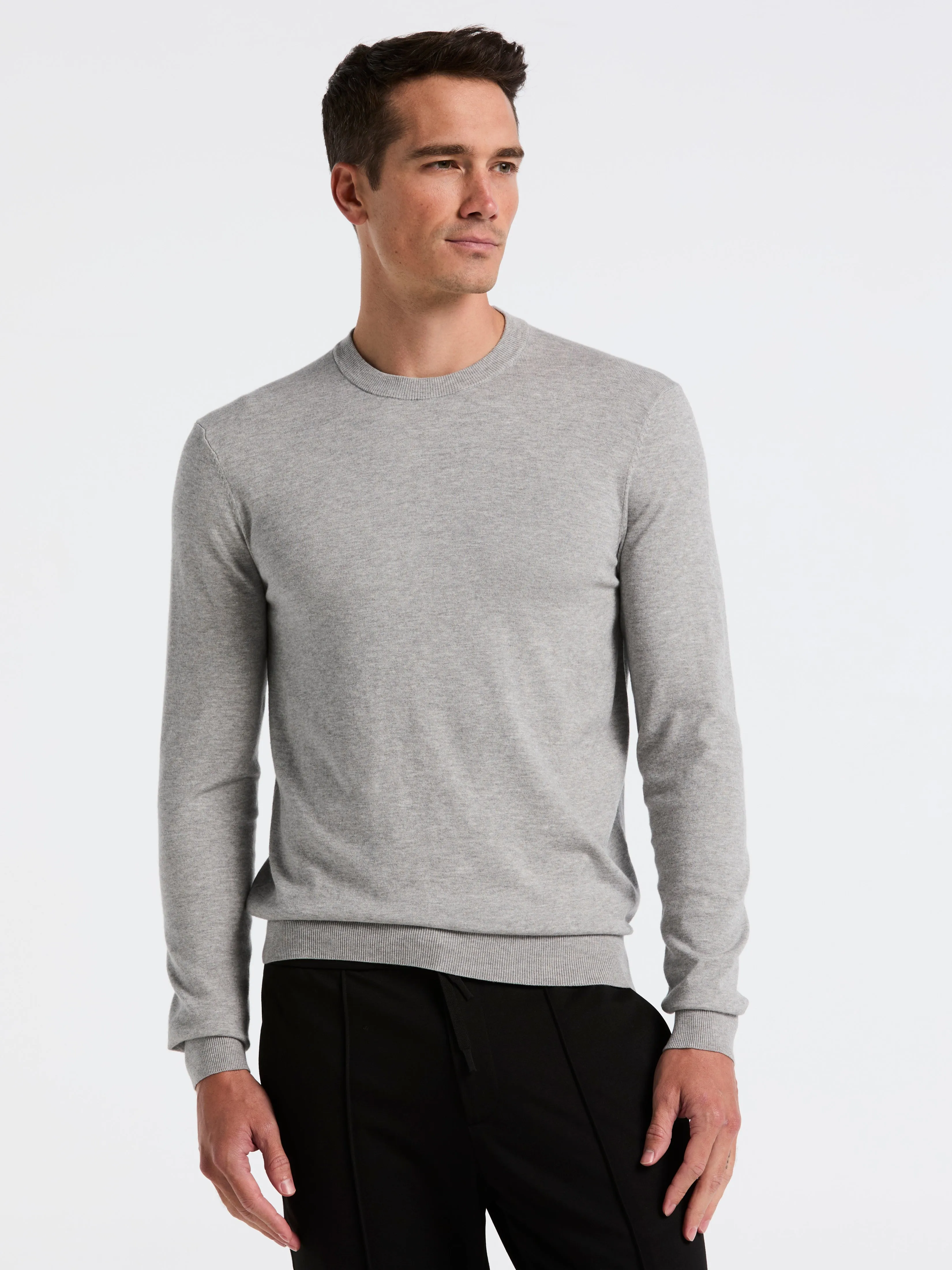 Tech Knit Crew Neck Sweater sold by Perry Ellis product image thumbnail 3