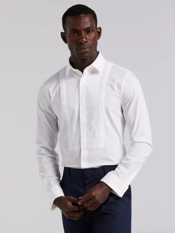 Slim Fit Tuxedo Dress Shirt sold by Perry Ellis