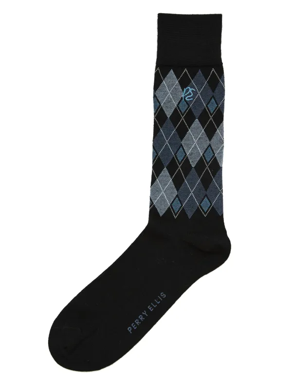 Diamond Print Bamboo Socks sold by Perry Ellis