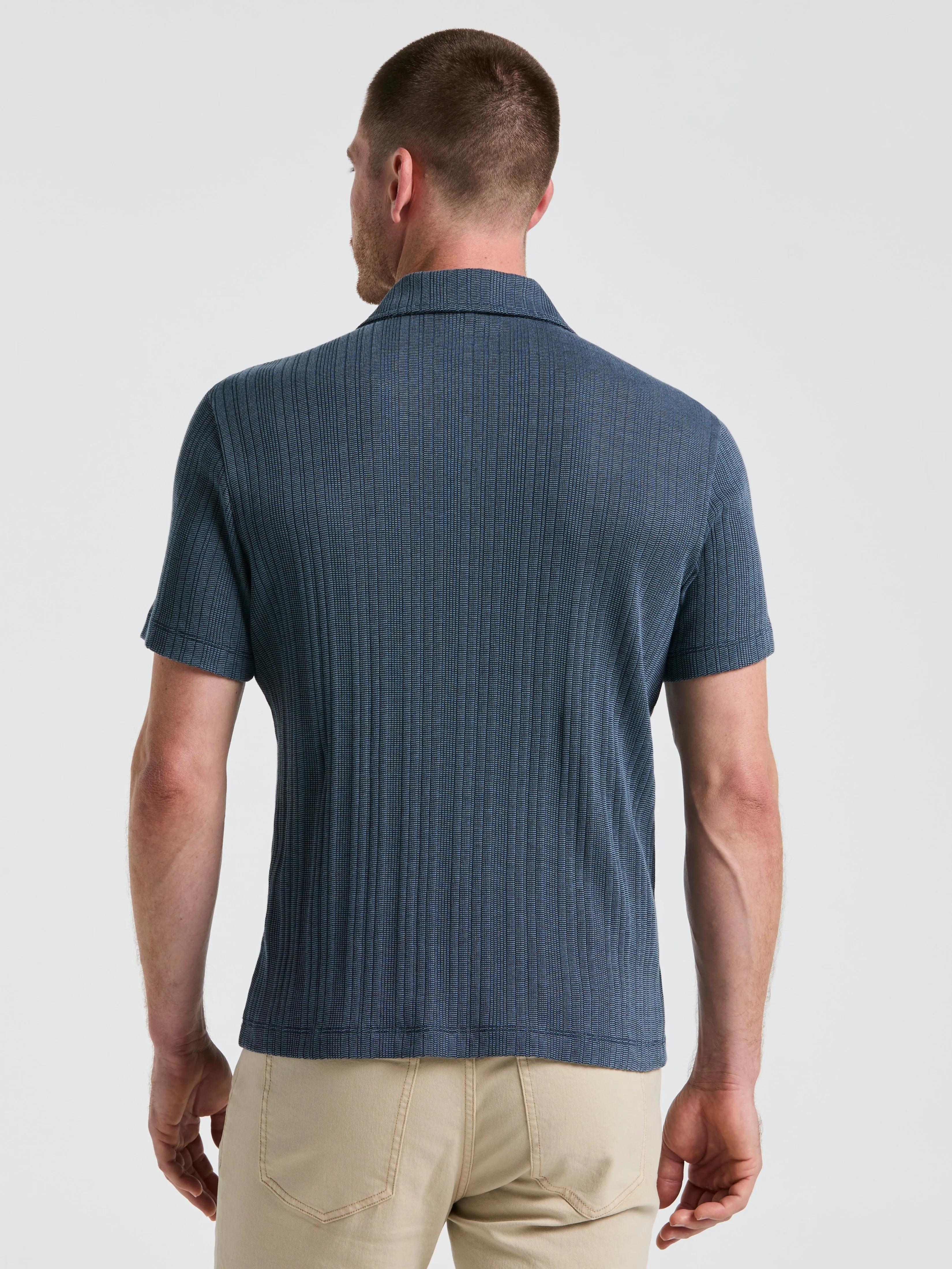 Ribbed Stripe Shirt sold by Perry Ellis product image thumbnail 2