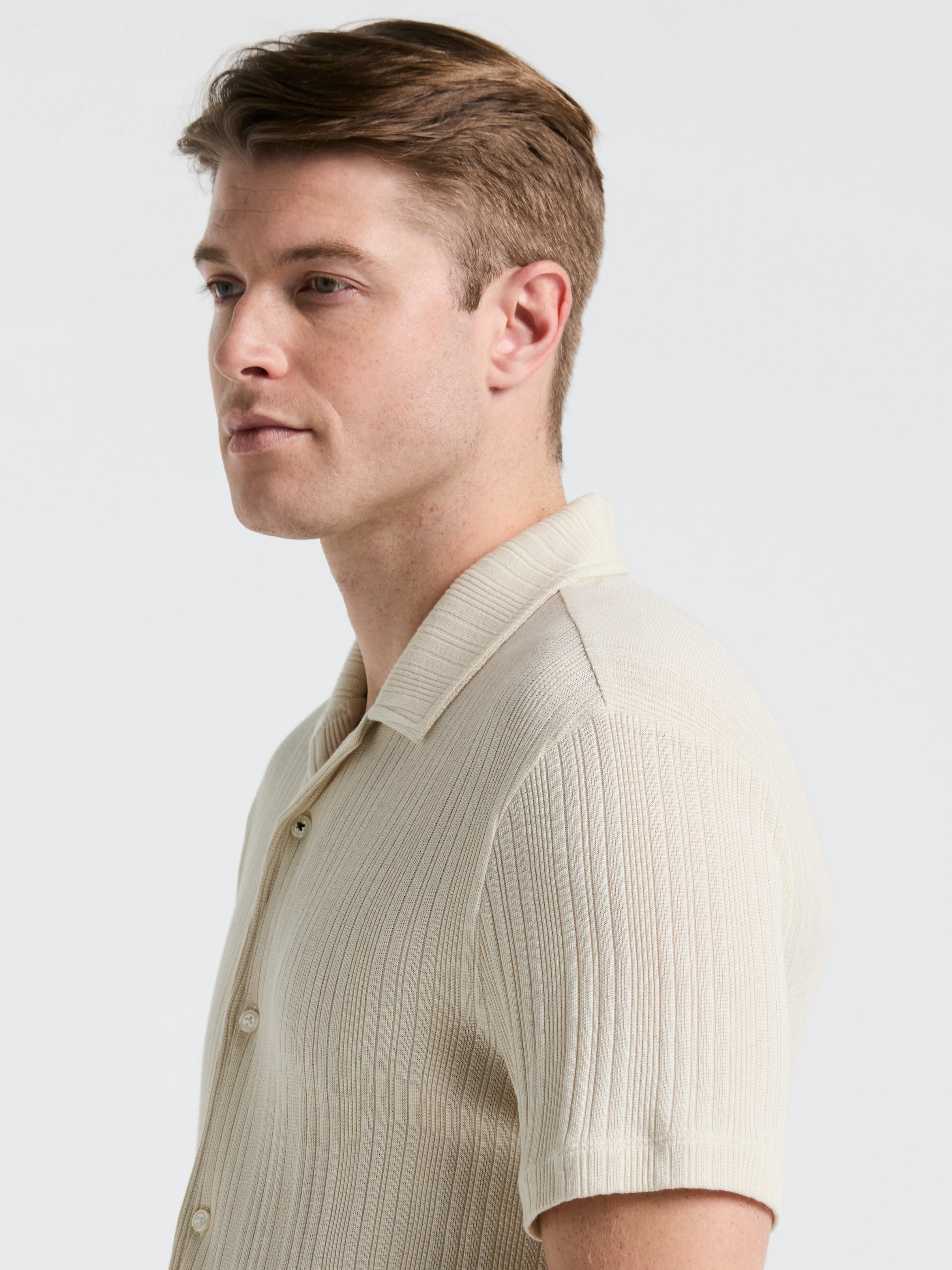 Ribbed Stripe Shirt sold by Perry Ellis product image thumbnail 5