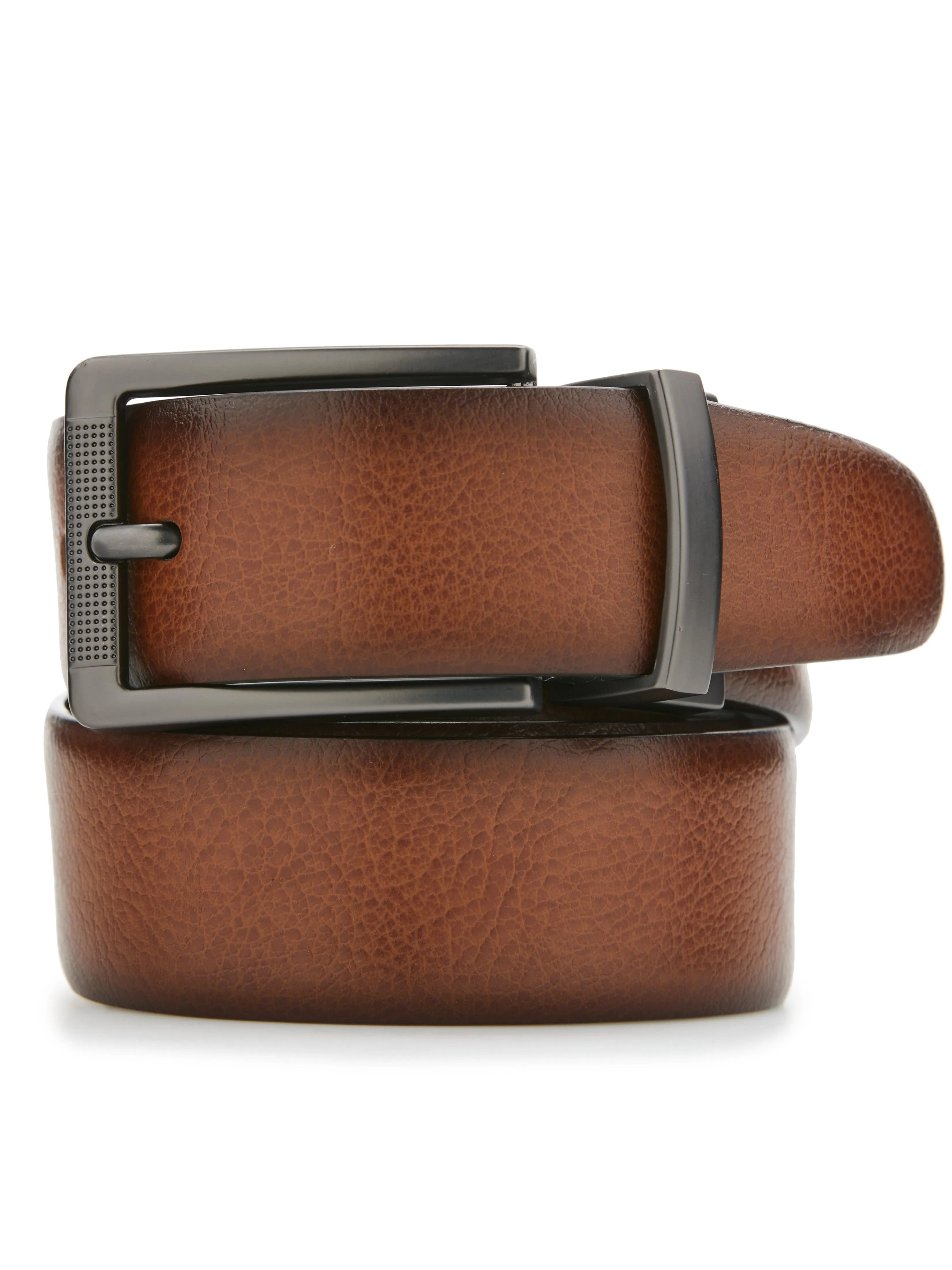 Burnished Reversible Leather Belt sold by Perry Ellis product image thumbnail 3