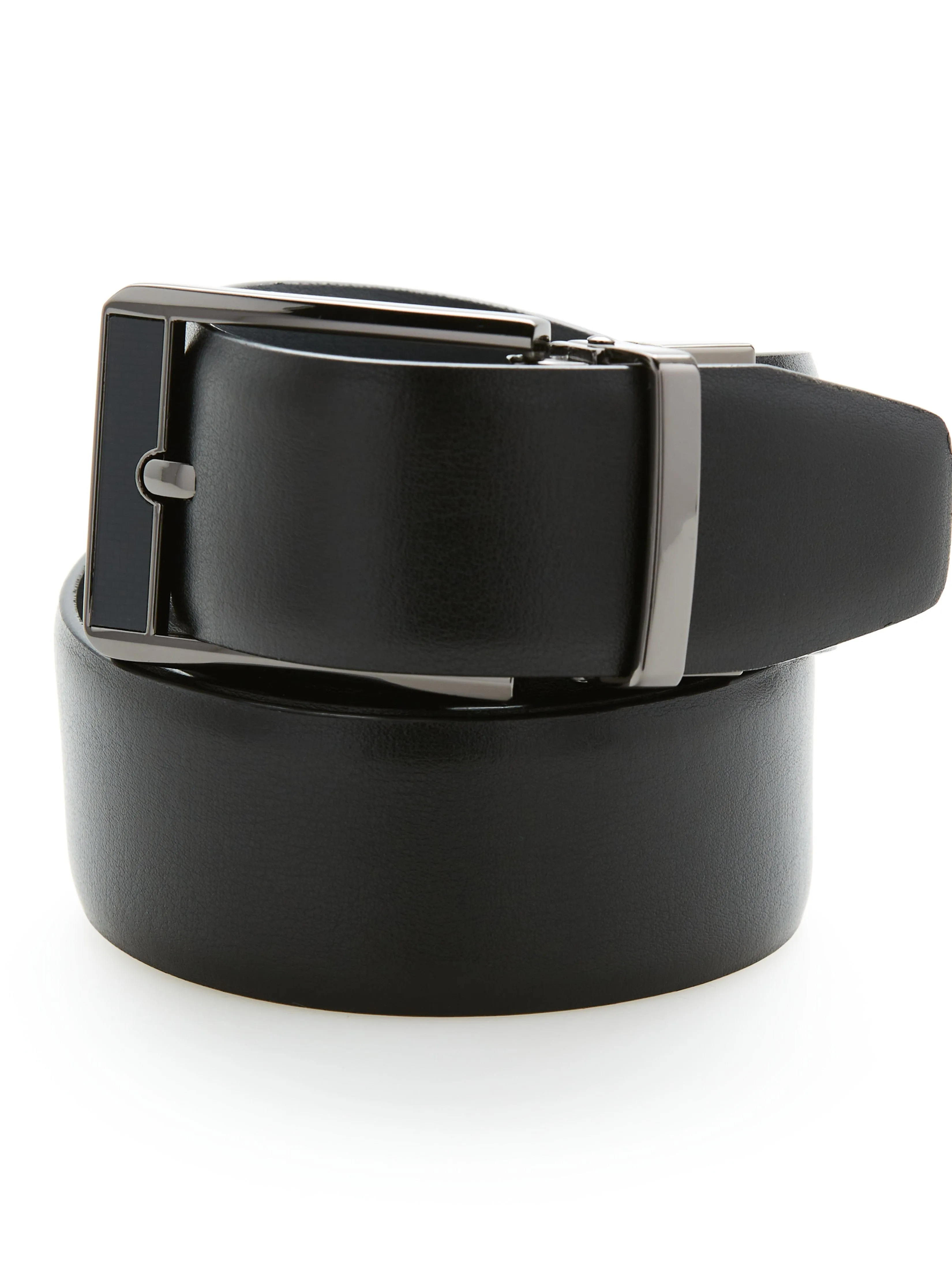 Carbon Leather Reversible Belt sold by Perry Ellis product image thumbnail 2