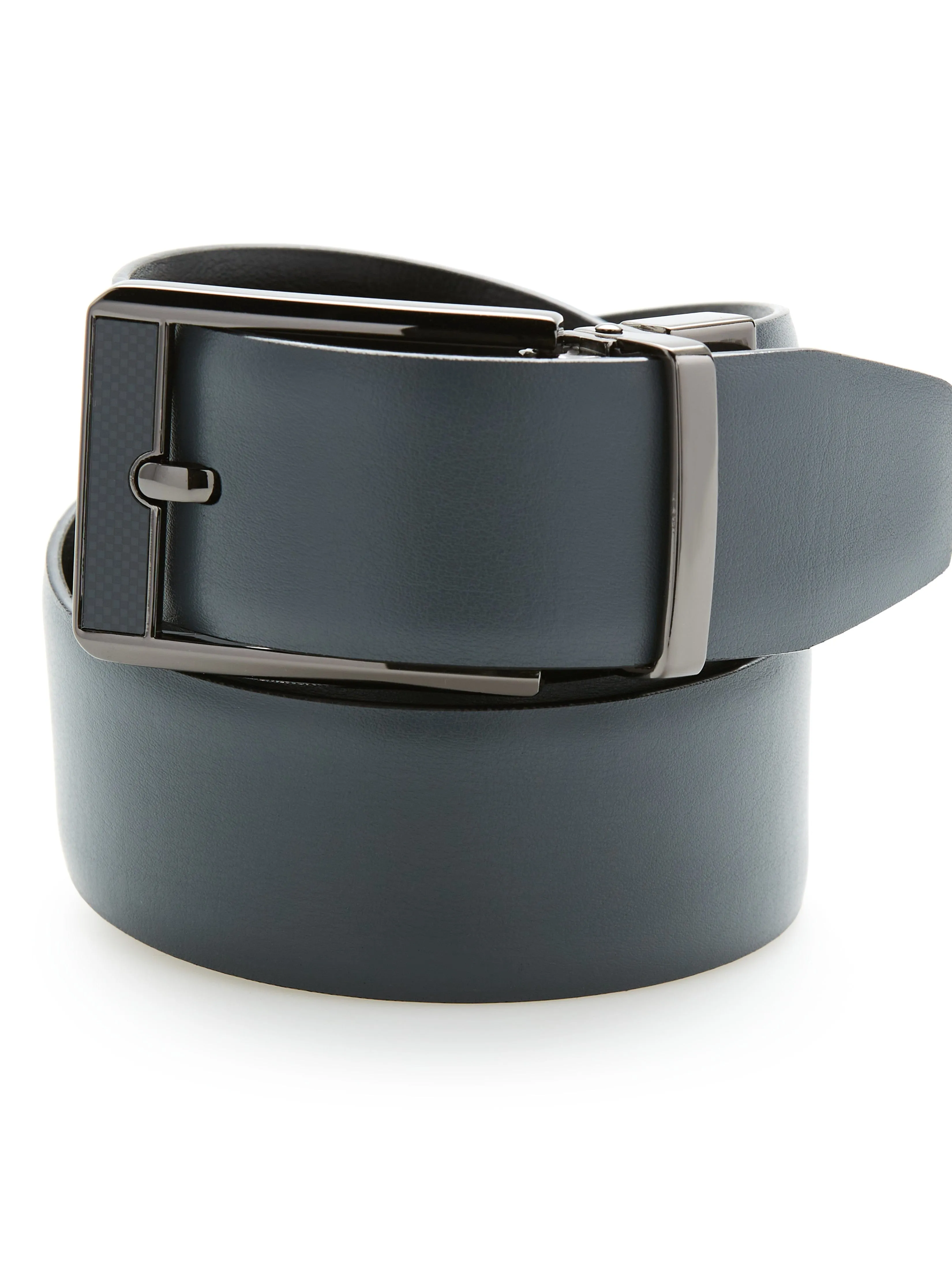 Carbon Leather Reversible Belt sold by Perry Ellis