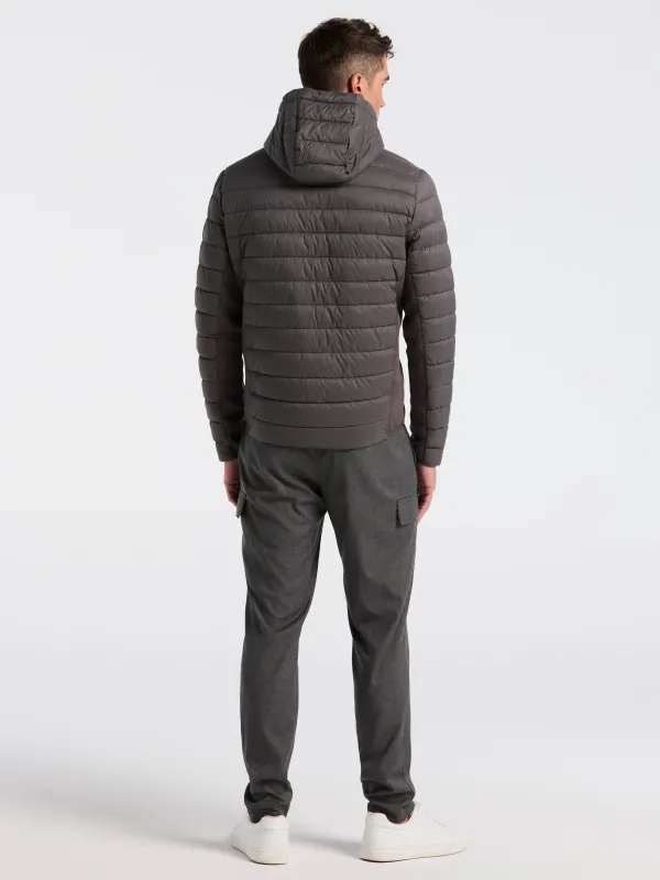 Hybrid Lightweight Puffer Jacket sold by Perry Ellis