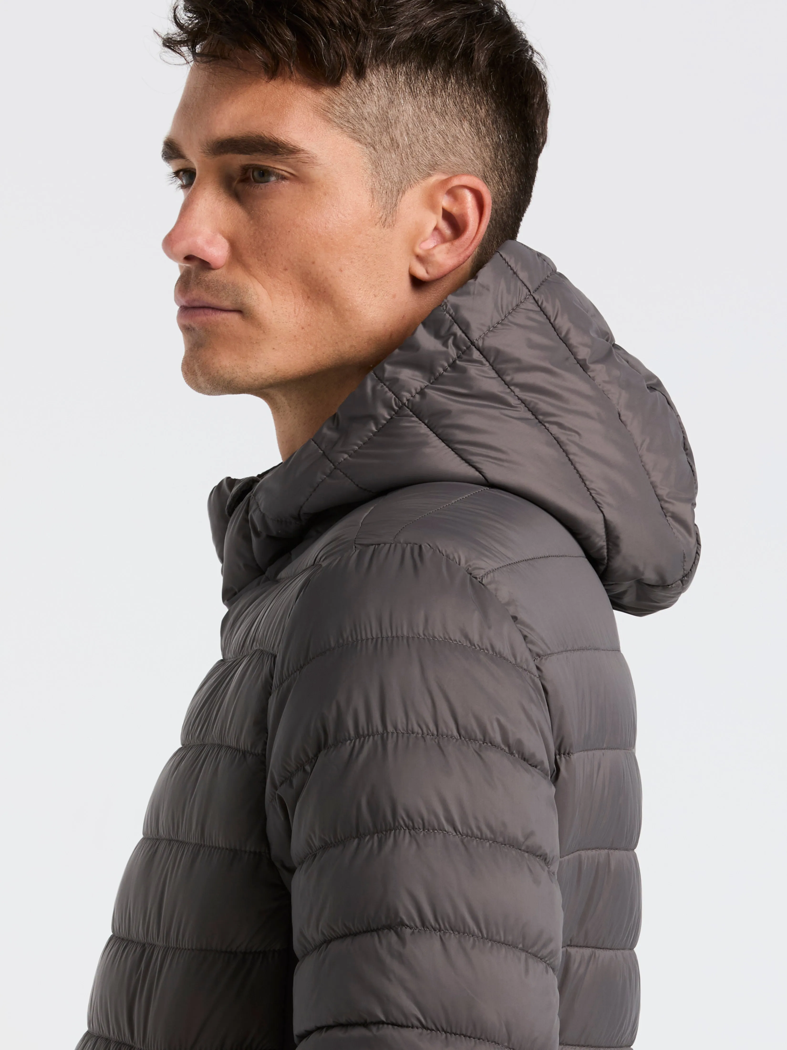 Hybrid Lightweight Puffer Jacket sold by Perry Ellis product image thumbnail 3