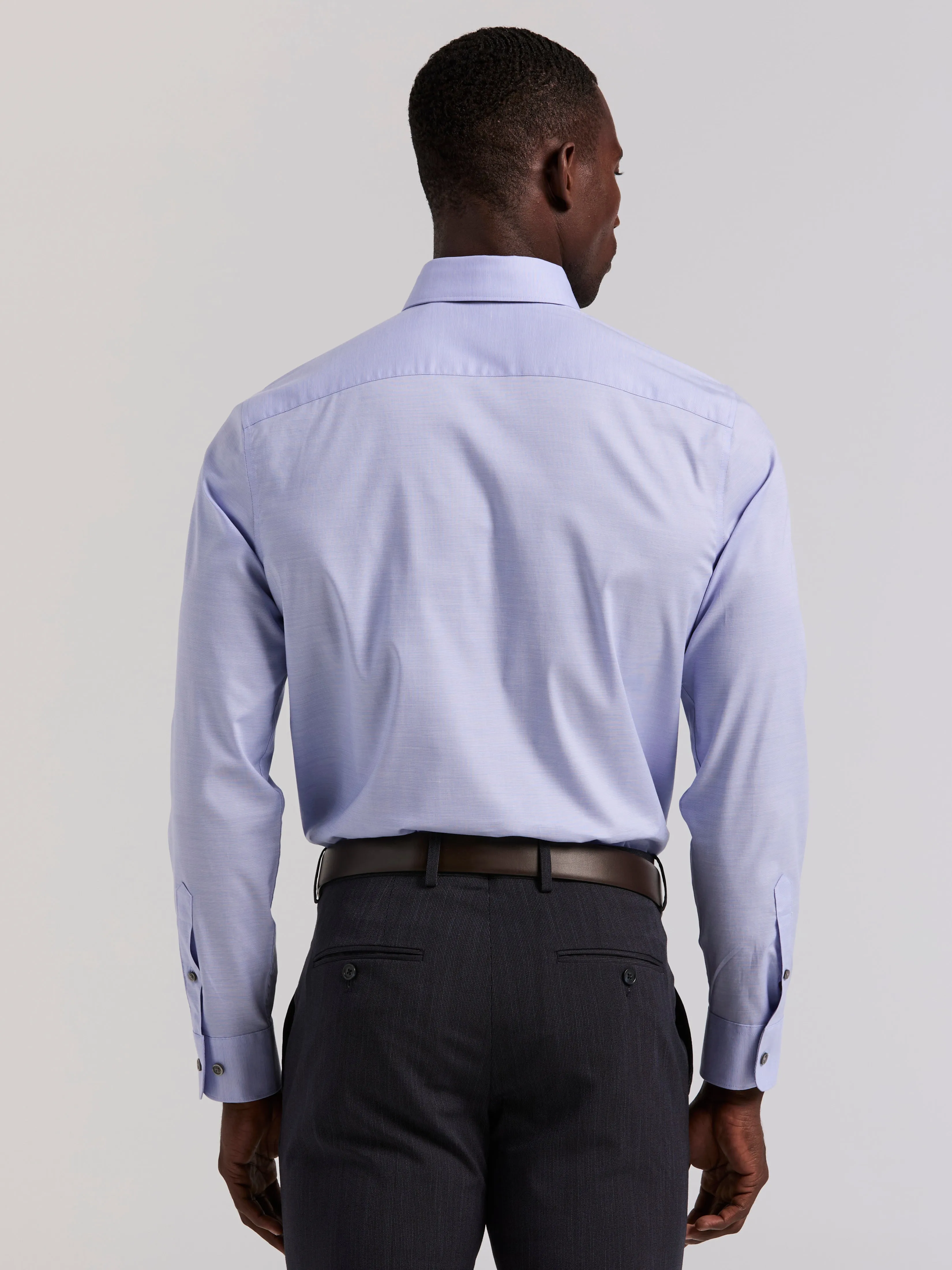 Cotton Dobby Slim Fit Dress Shirt sold by Perry Ellis product image thumbnail 4