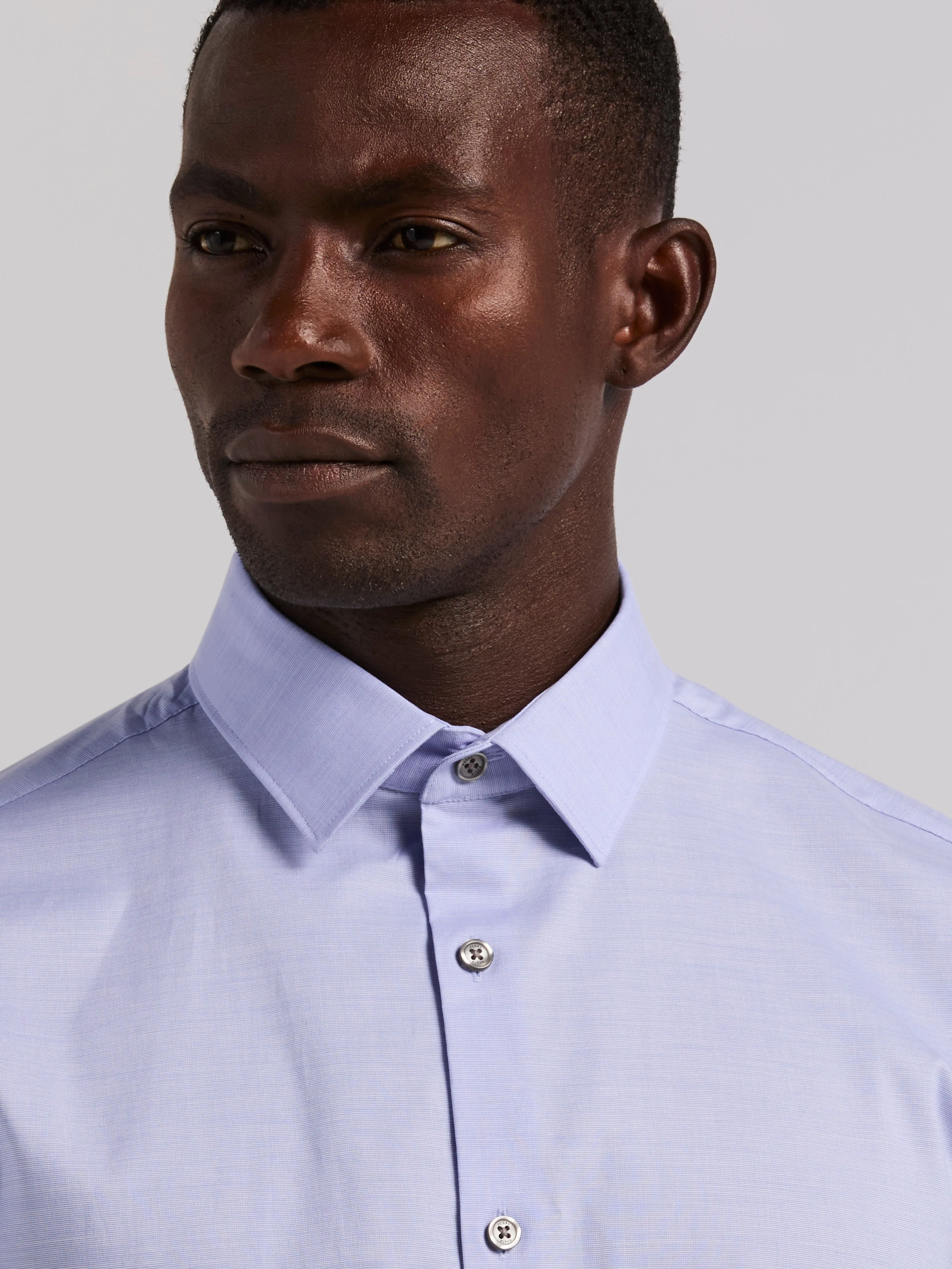 Cotton Dobby Slim Fit Dress Shirt sold by Perry Ellis