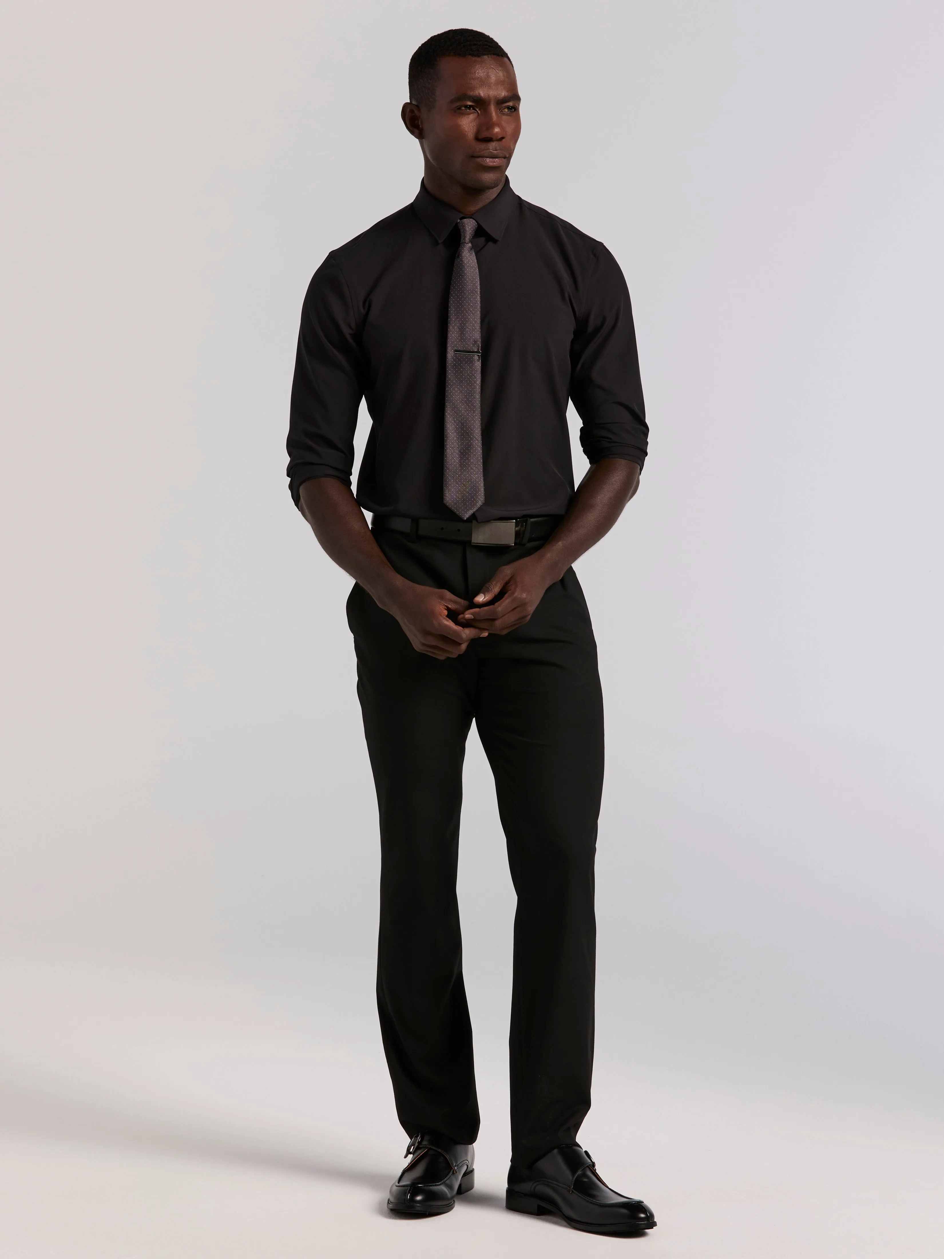 Slim Fit Total Stretch Dress Shirt sold by Perry Ellis product image thumbnail 5