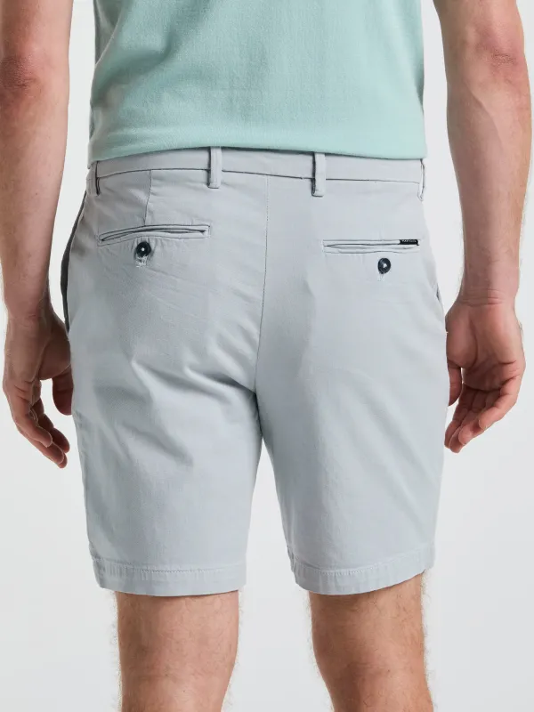 8" Flat Front Garment Dyed Short sold by Perry Ellis