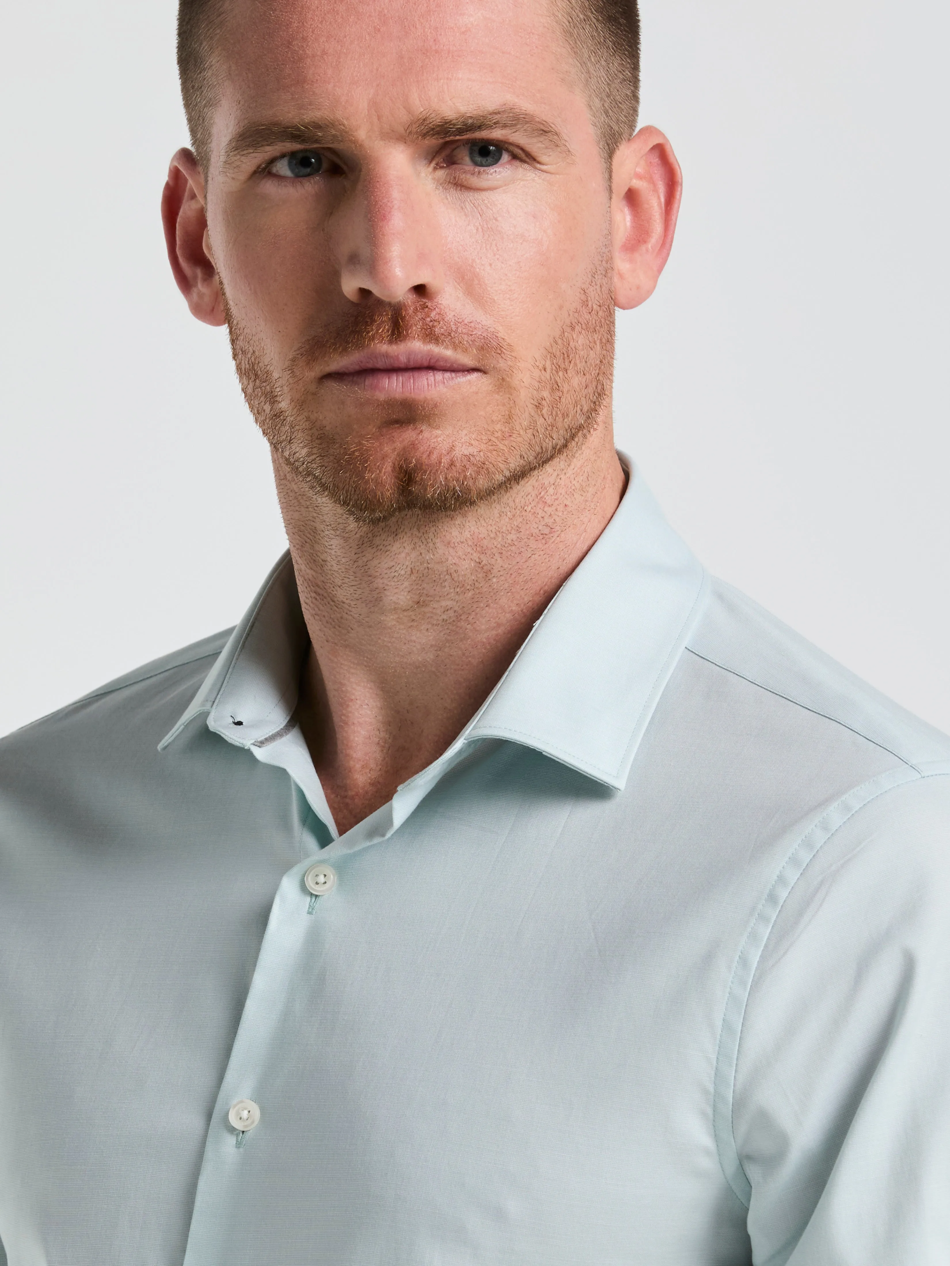 Dobby Cotton Stretch Slim Fit Shirt sold by Perry Ellis product image thumbnail 4