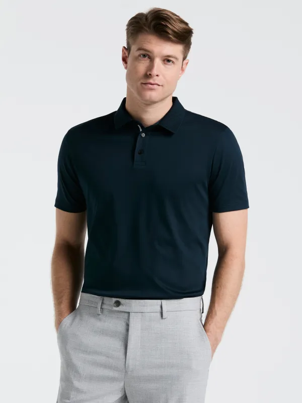 Cool Interlock Polo sold by Perry Ellis
