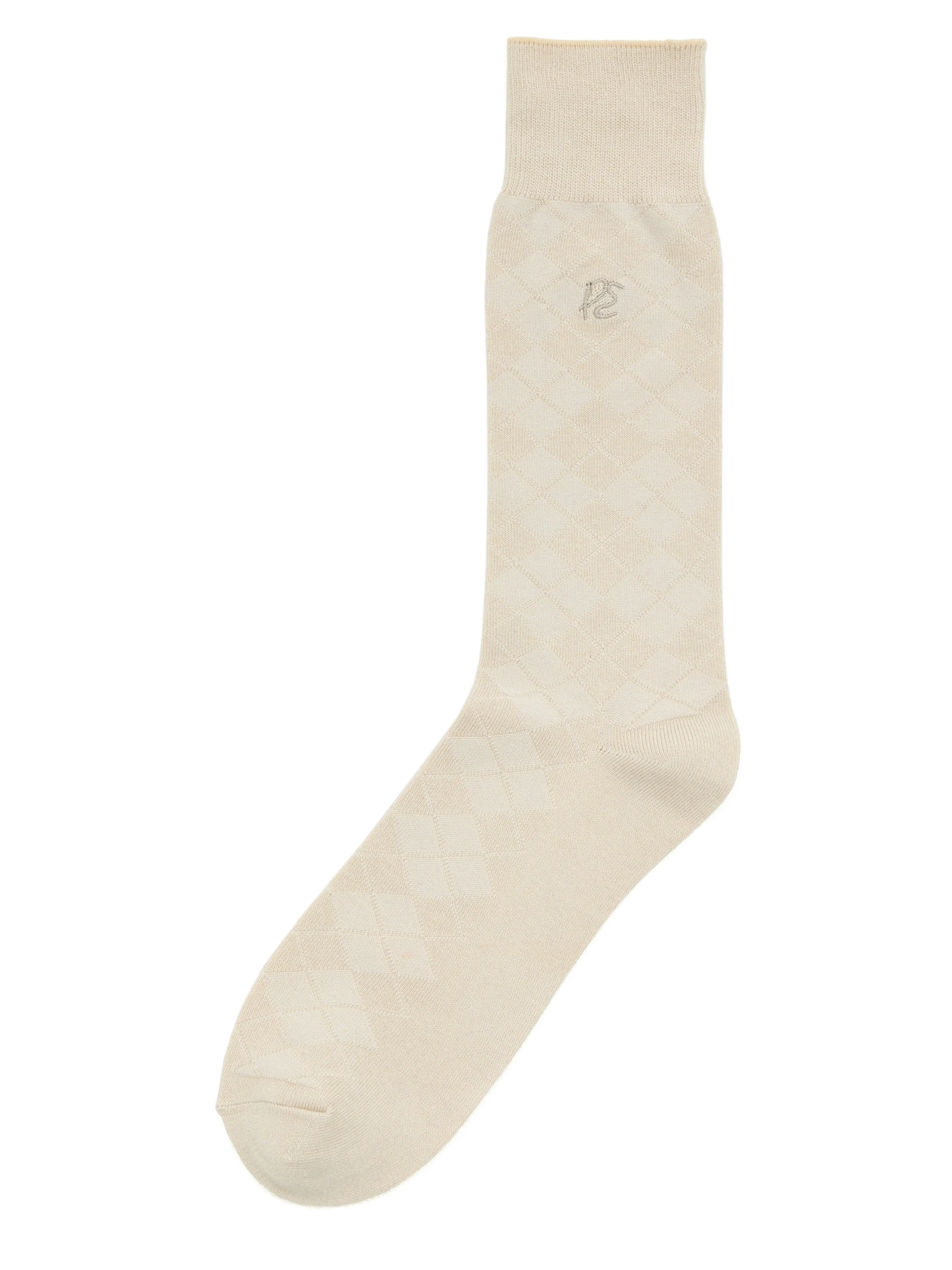 Diamond Stitch Logo Socks sold by Perry Ellis product image thumbnail 2