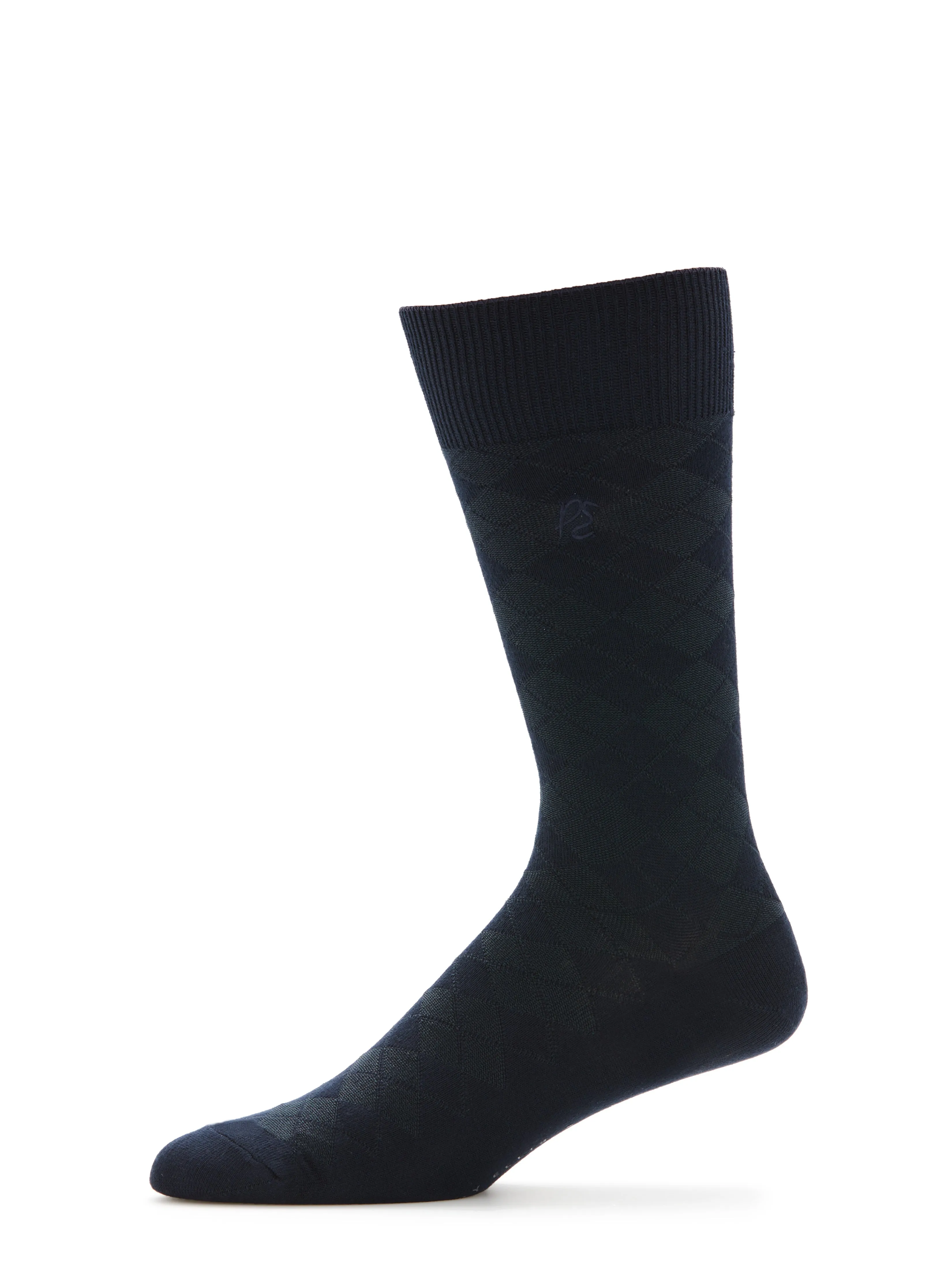 Diamond Stitch Logo Socks sold by Perry Ellis product image thumbnail 4