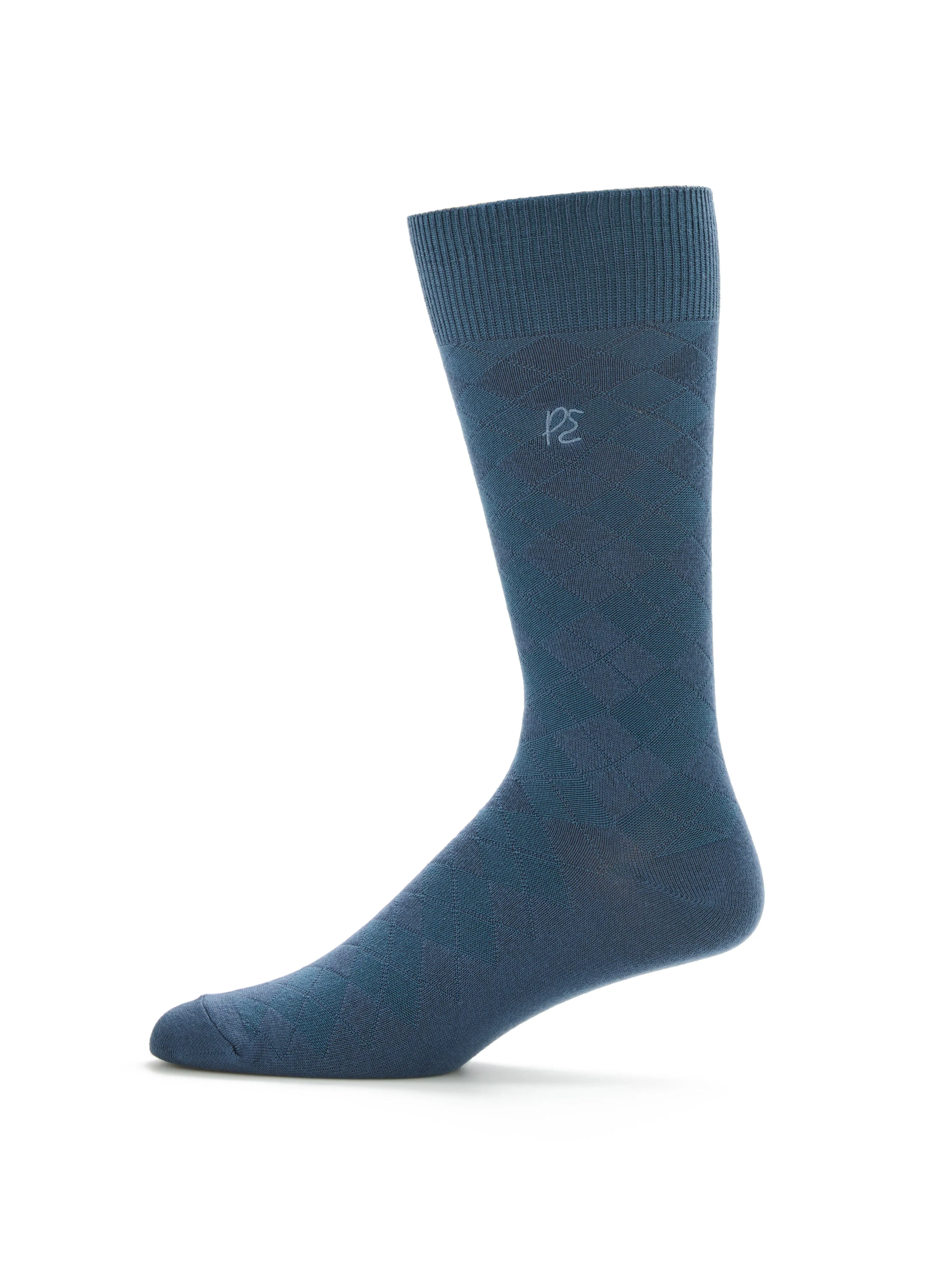 Diamond Stitch Logo Socks sold by Perry Ellis product image thumbnail 5