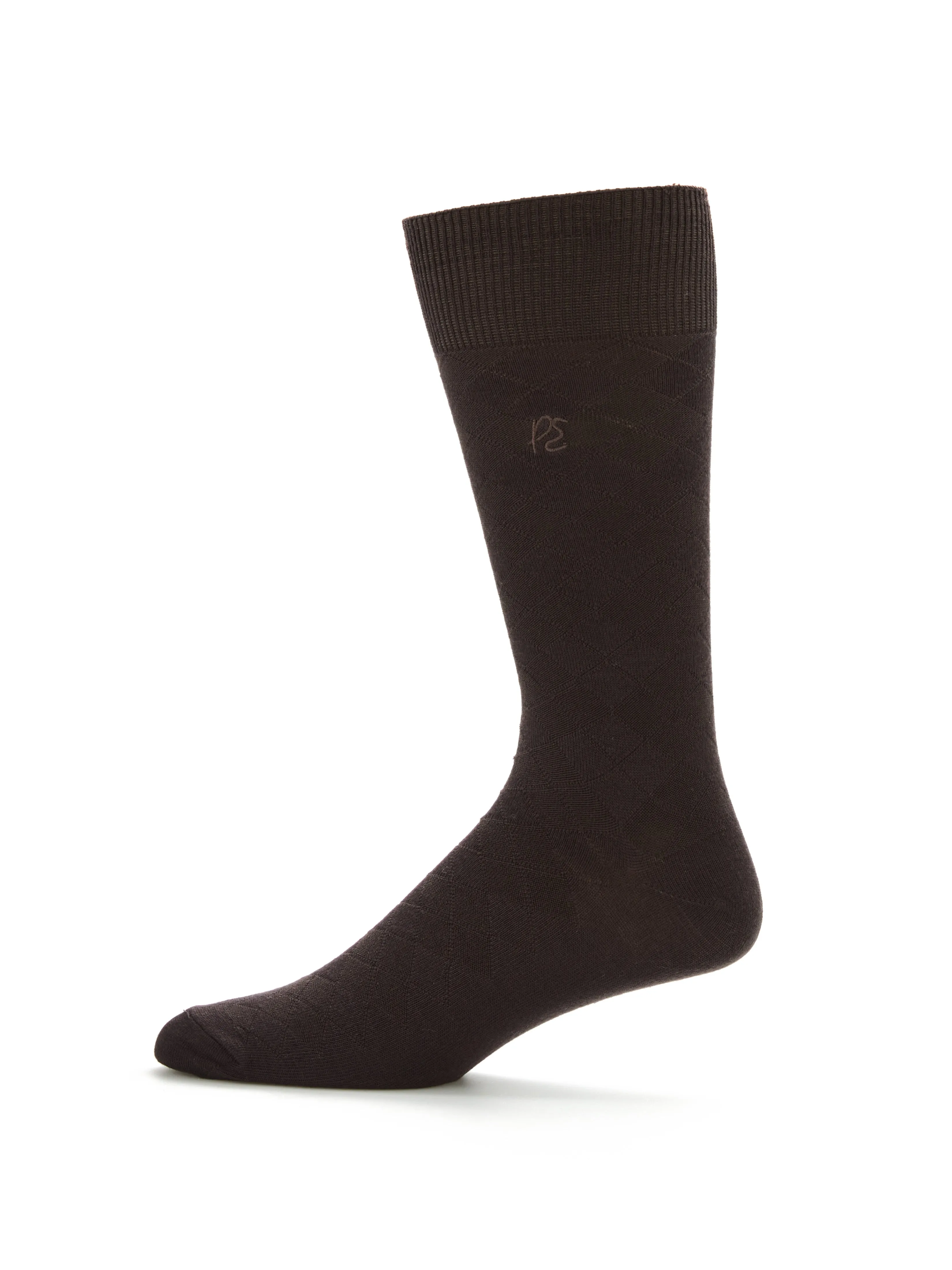 Diamond Stitch Logo Socks sold by Perry Ellis product image thumbnail 3