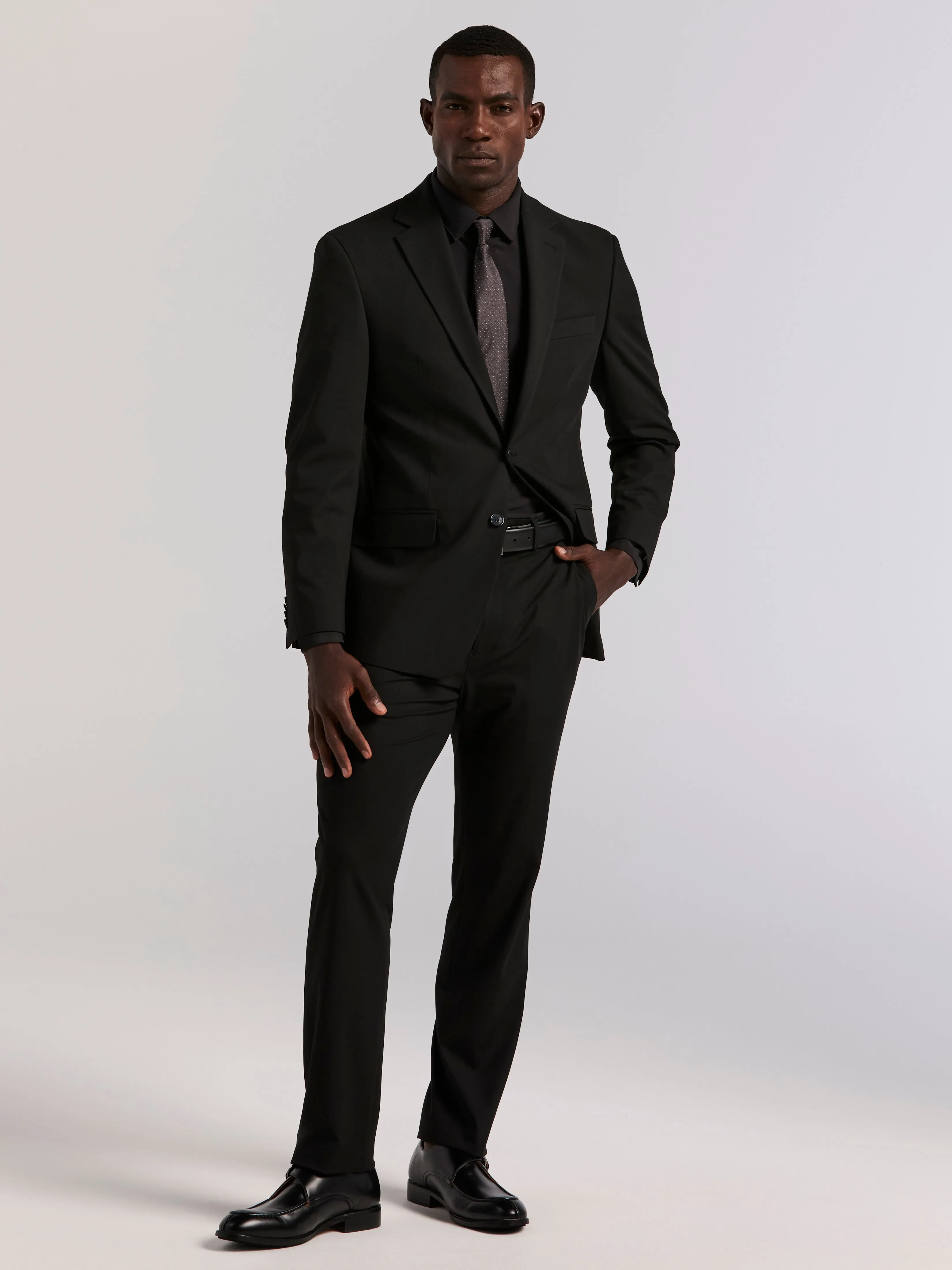 Slim Fit Gabardine Suit Pant sold by Perry Ellis product image thumbnail 4