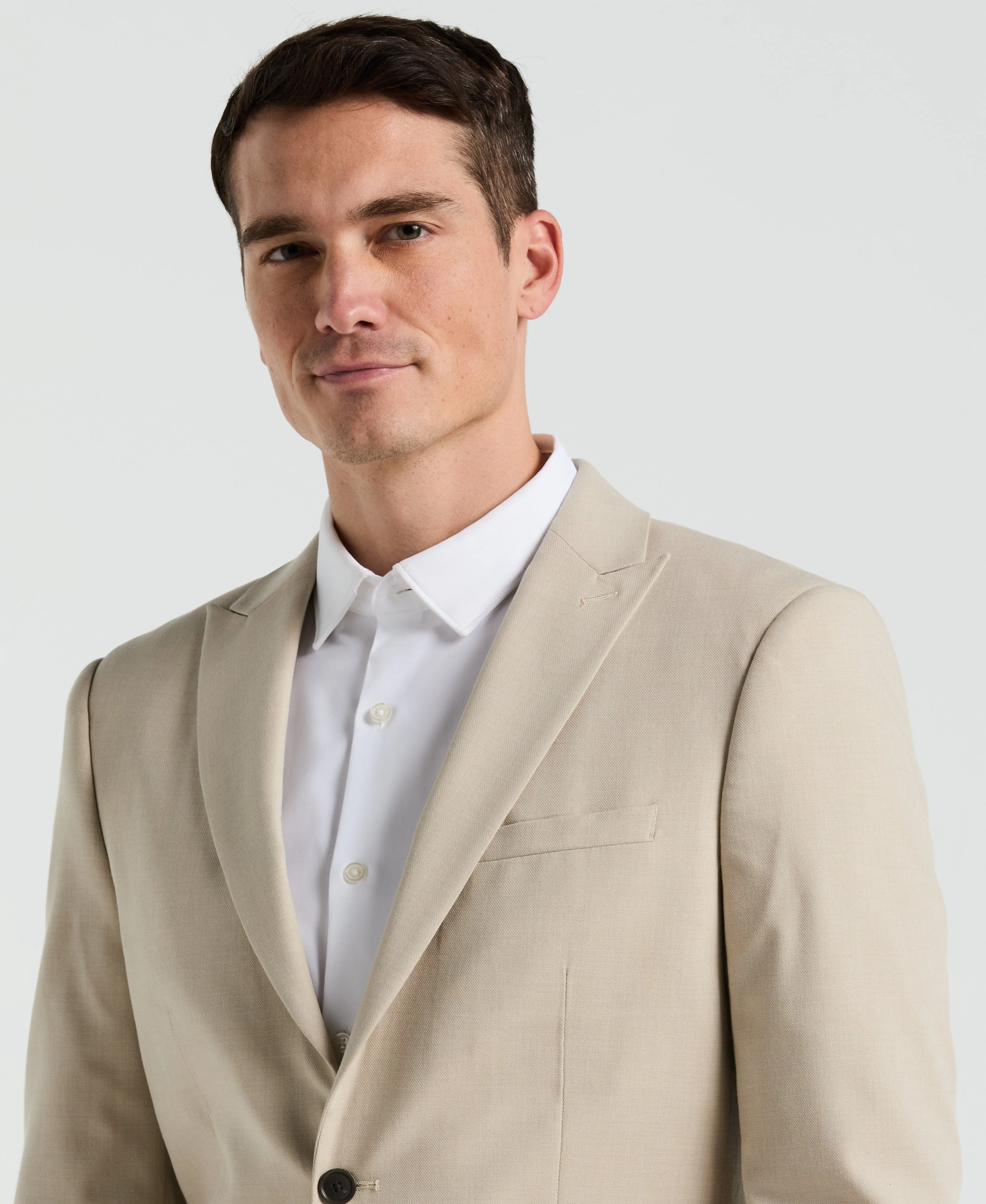 Slim Fit Island Fossil Peak Lapel Louis Suit sold by Perry Ellis product image thumbnail 4
