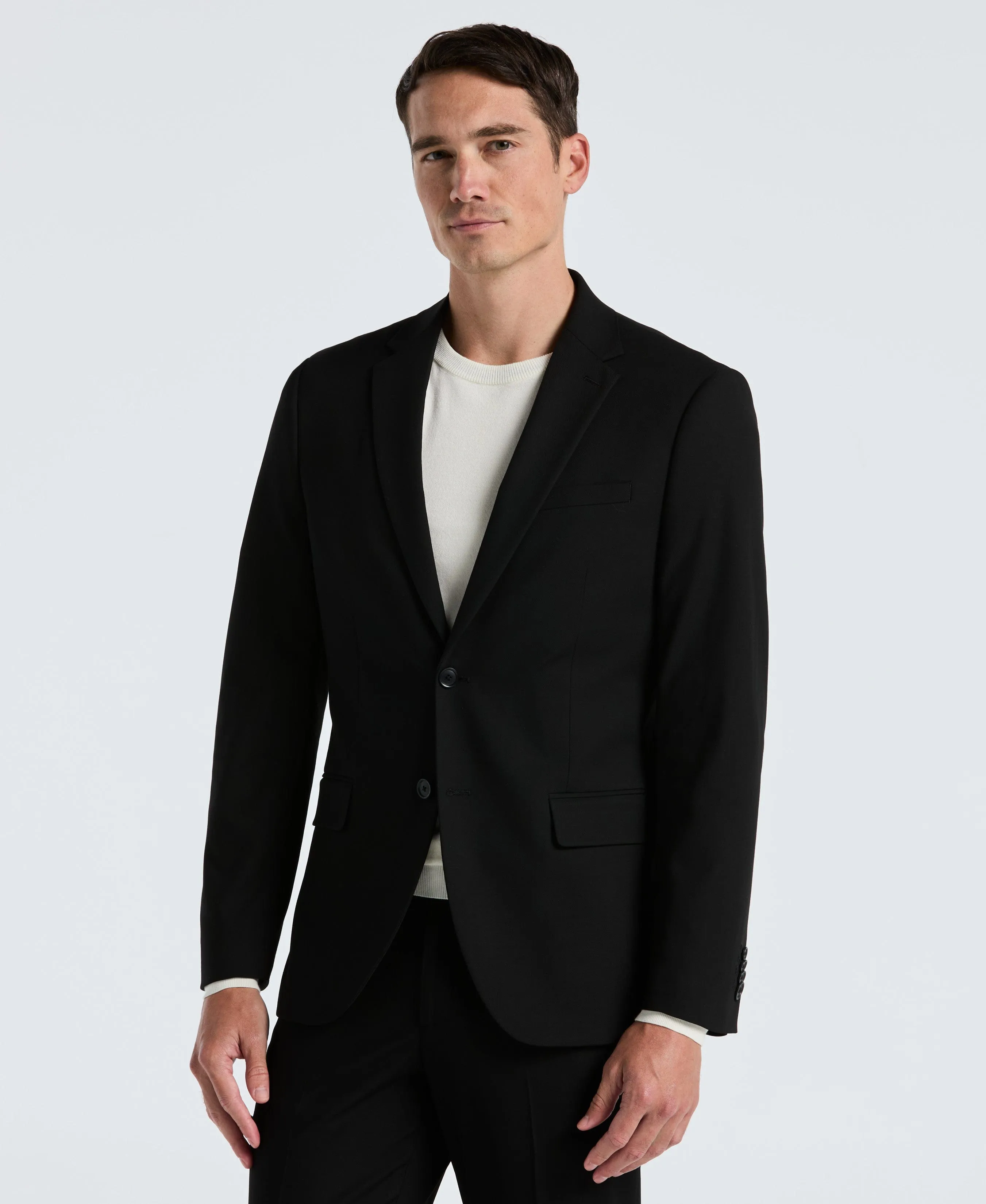 Slim Fit Black Louis Suit sold by Perry Ellis product image thumbnail 2