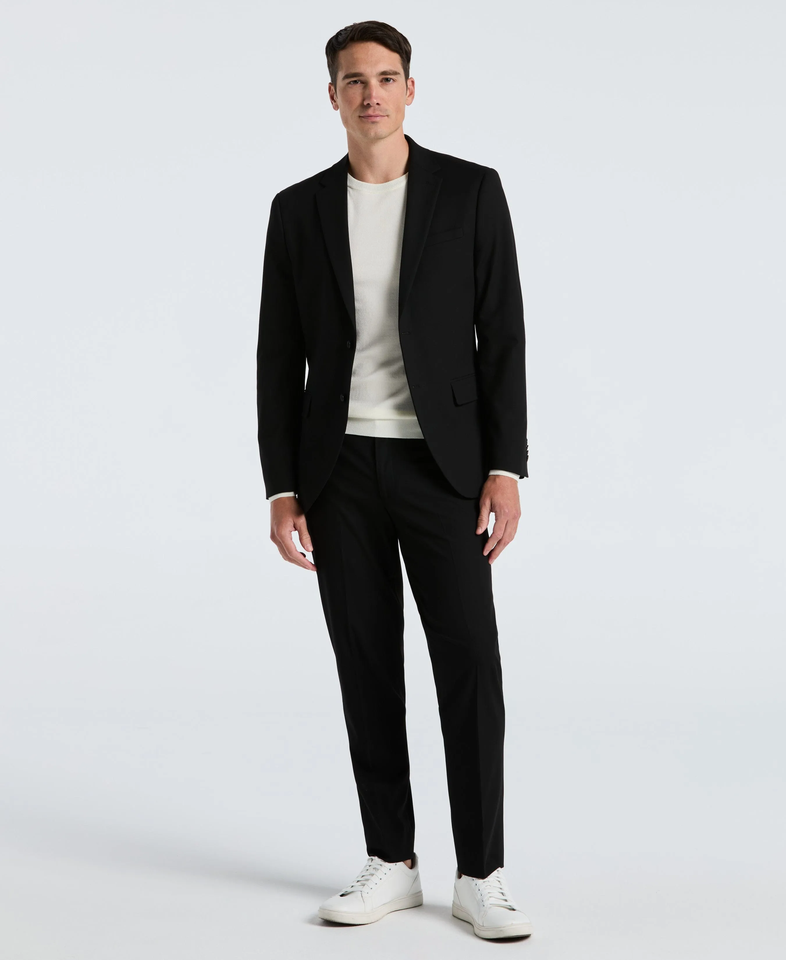 Slim Fit Black Louis Suit sold by Perry Ellis