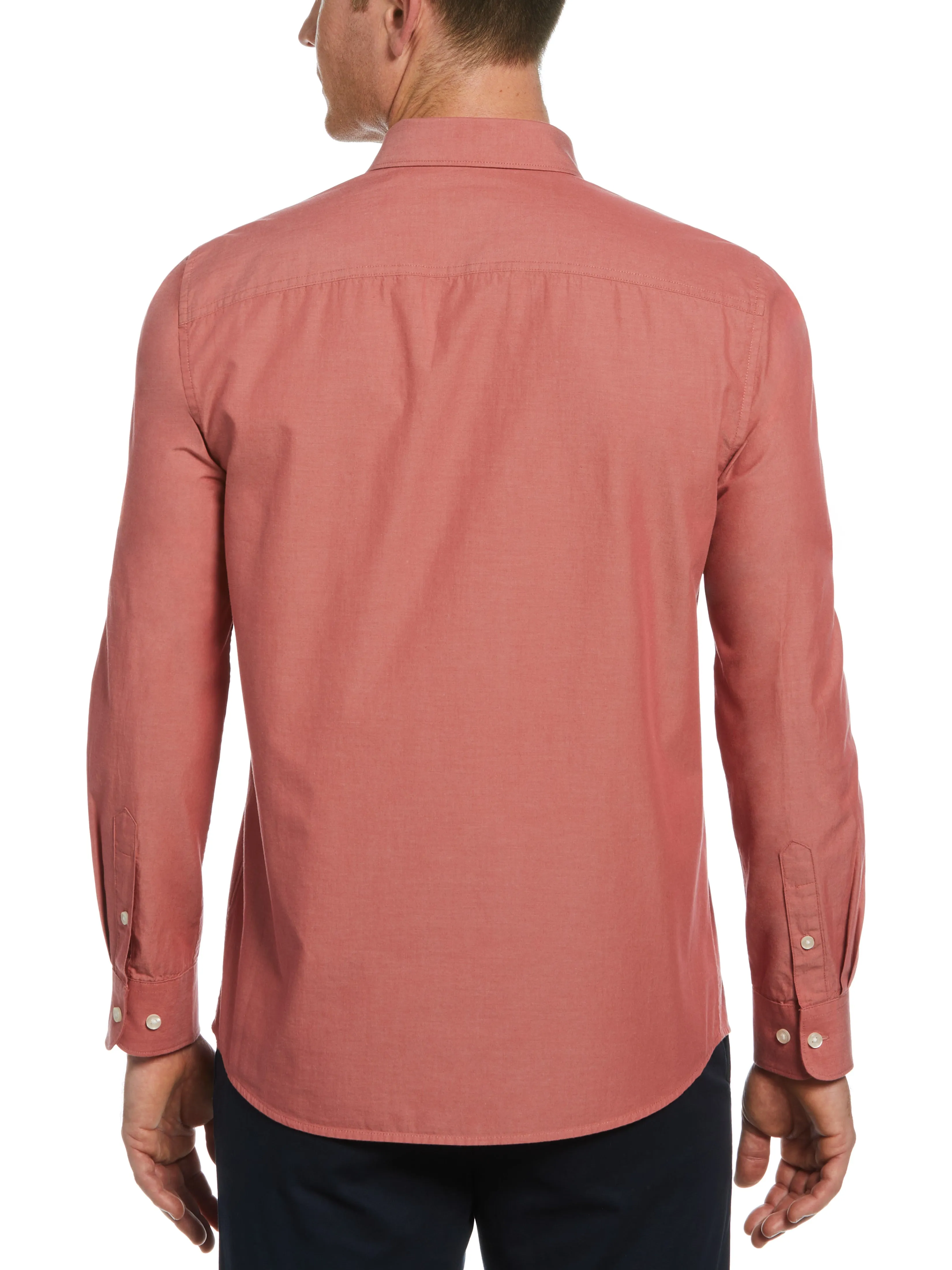 Cotton Washed Oxford Shirt sold by Perry Ellis product image thumbnail 3